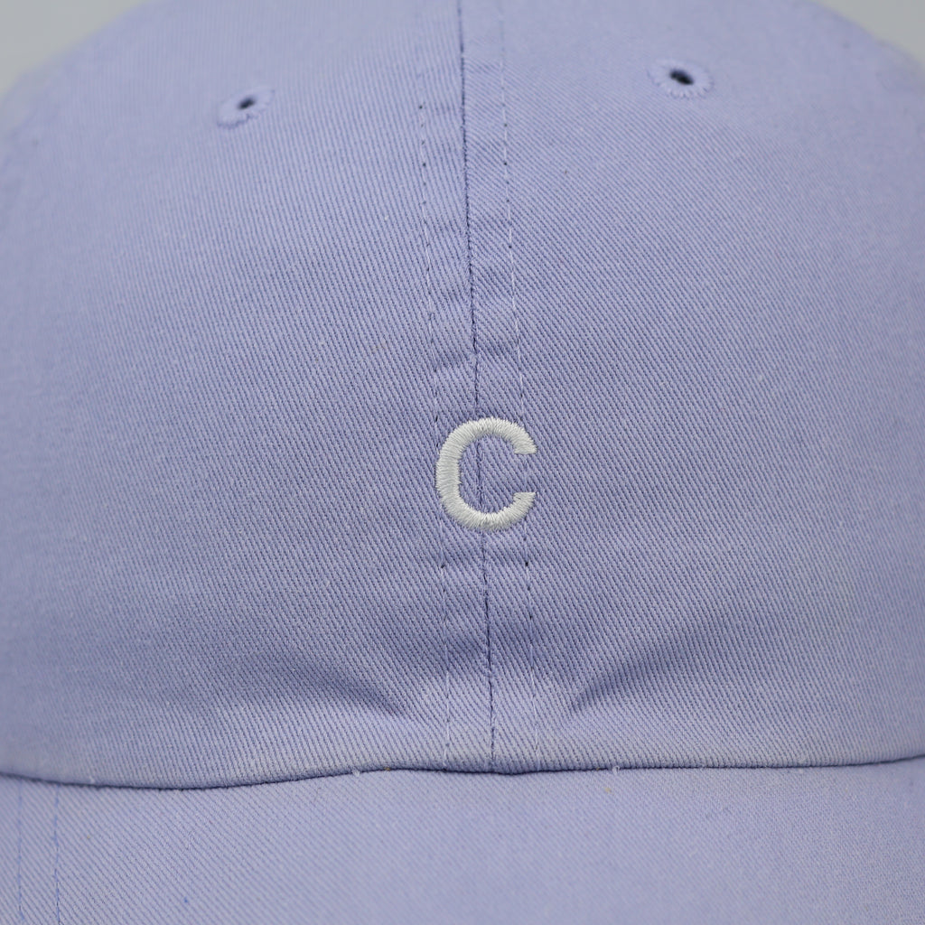 HANCE Minimalist Lavender Dad Hat – Pastel Purple Embroidered Thrifted Cap