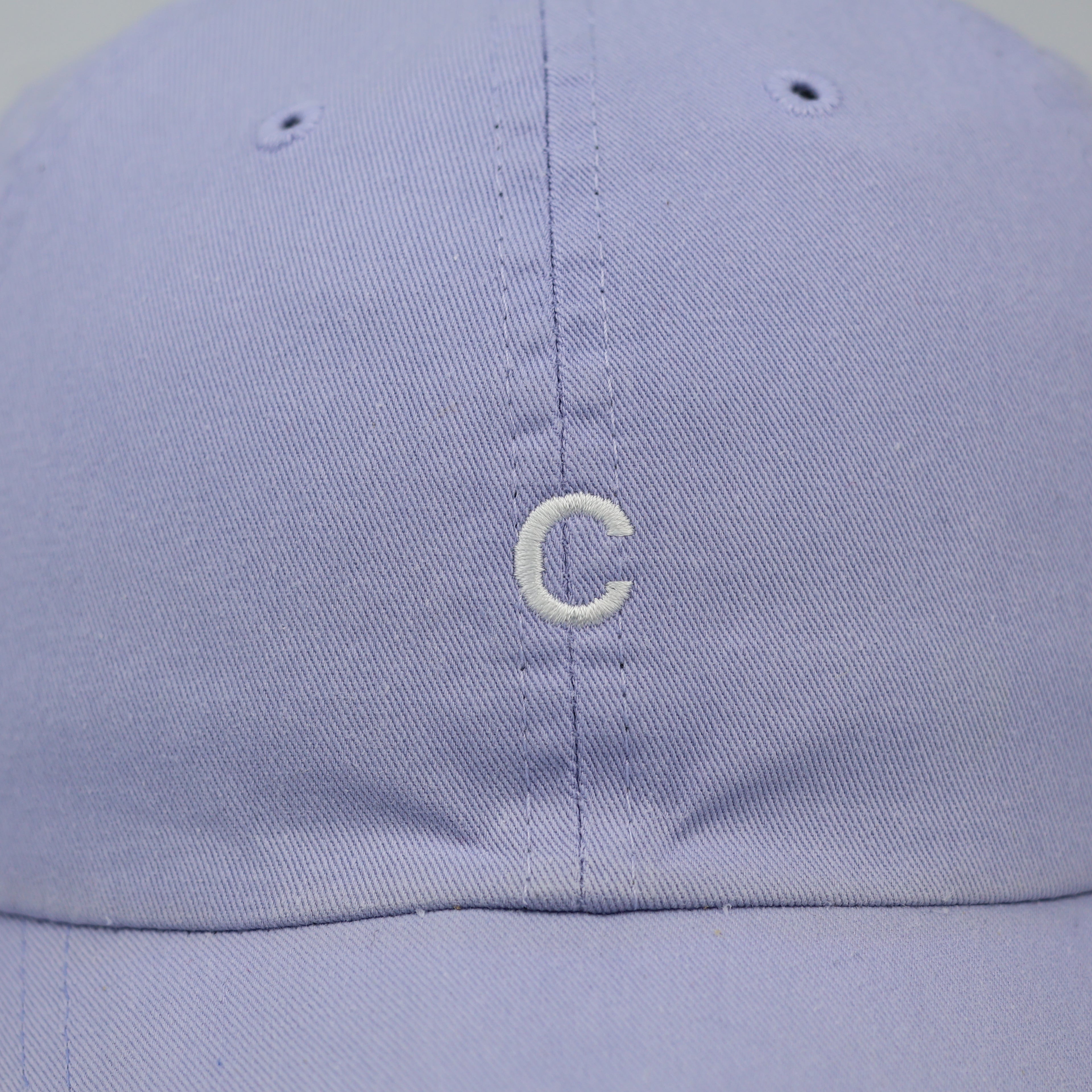 HANCE Minimalist Lavender Dad Hat – Pastel Purple Embroidered Thrifted Cap