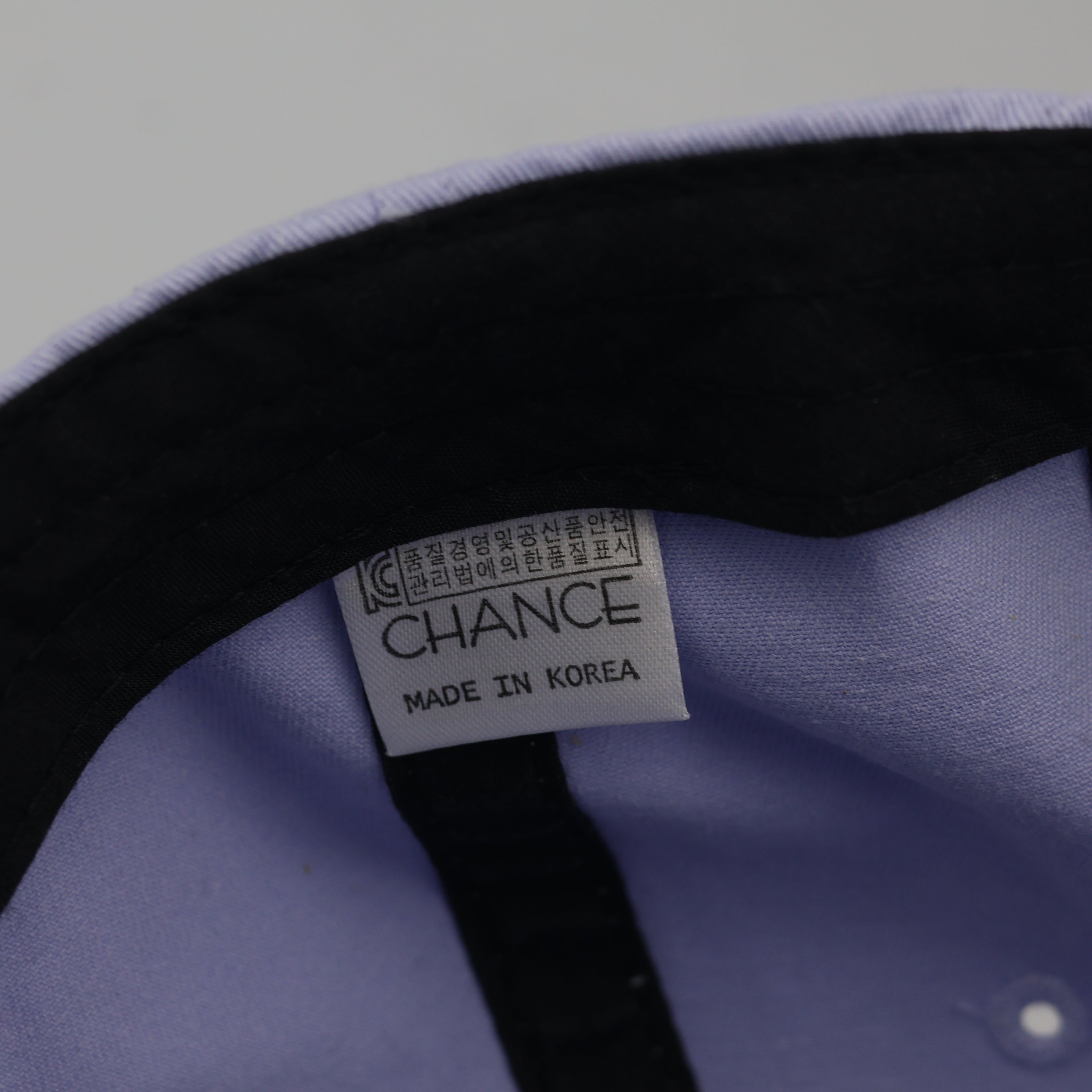 HANCE Minimalist Lavender Dad Hat – Pastel Purple Embroidered Thrifted Cap