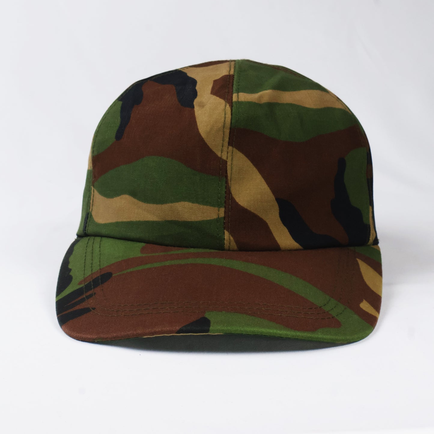 Classic Camo Flat Brim Fitted Hat