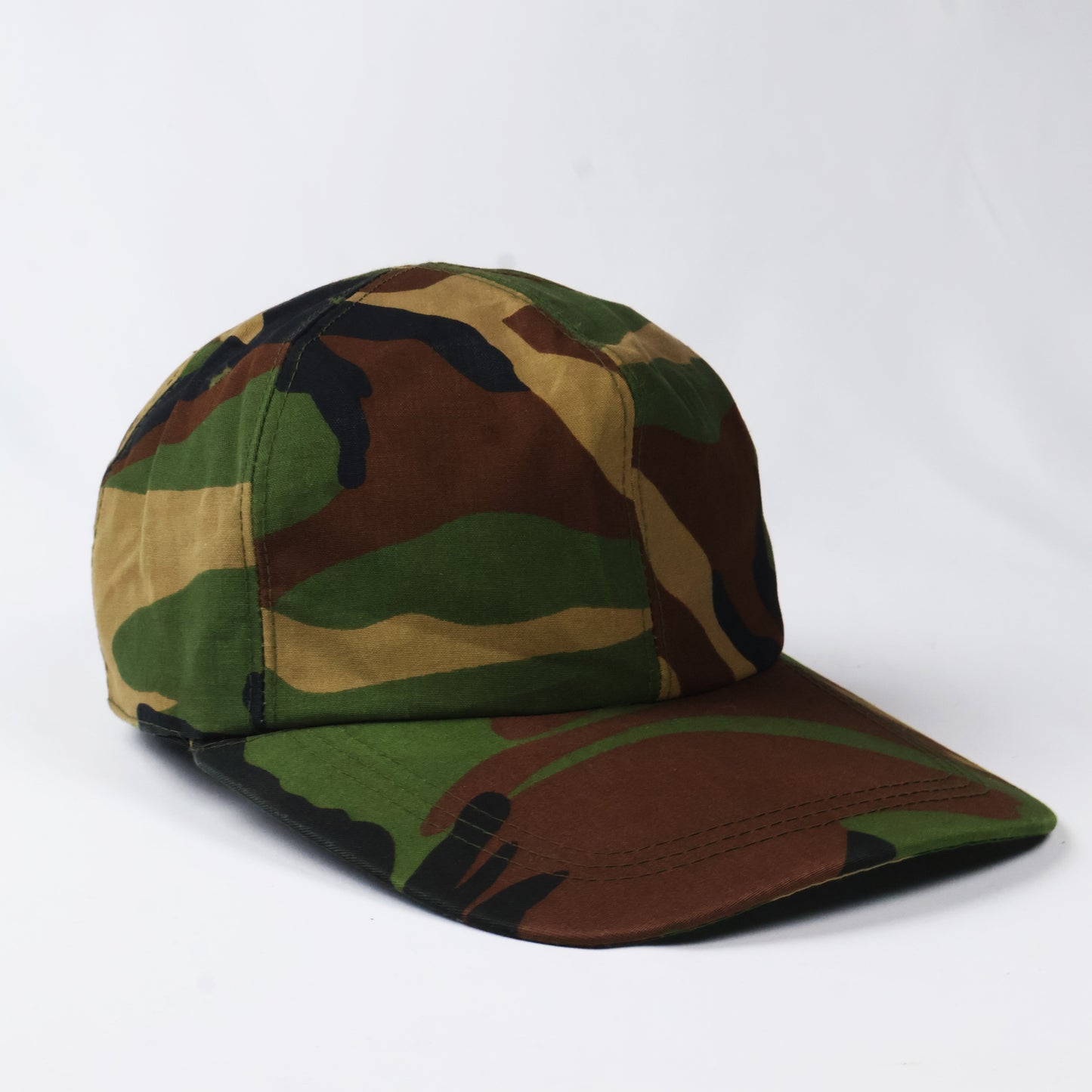 Classic Camo Flat Brim Fitted Hat