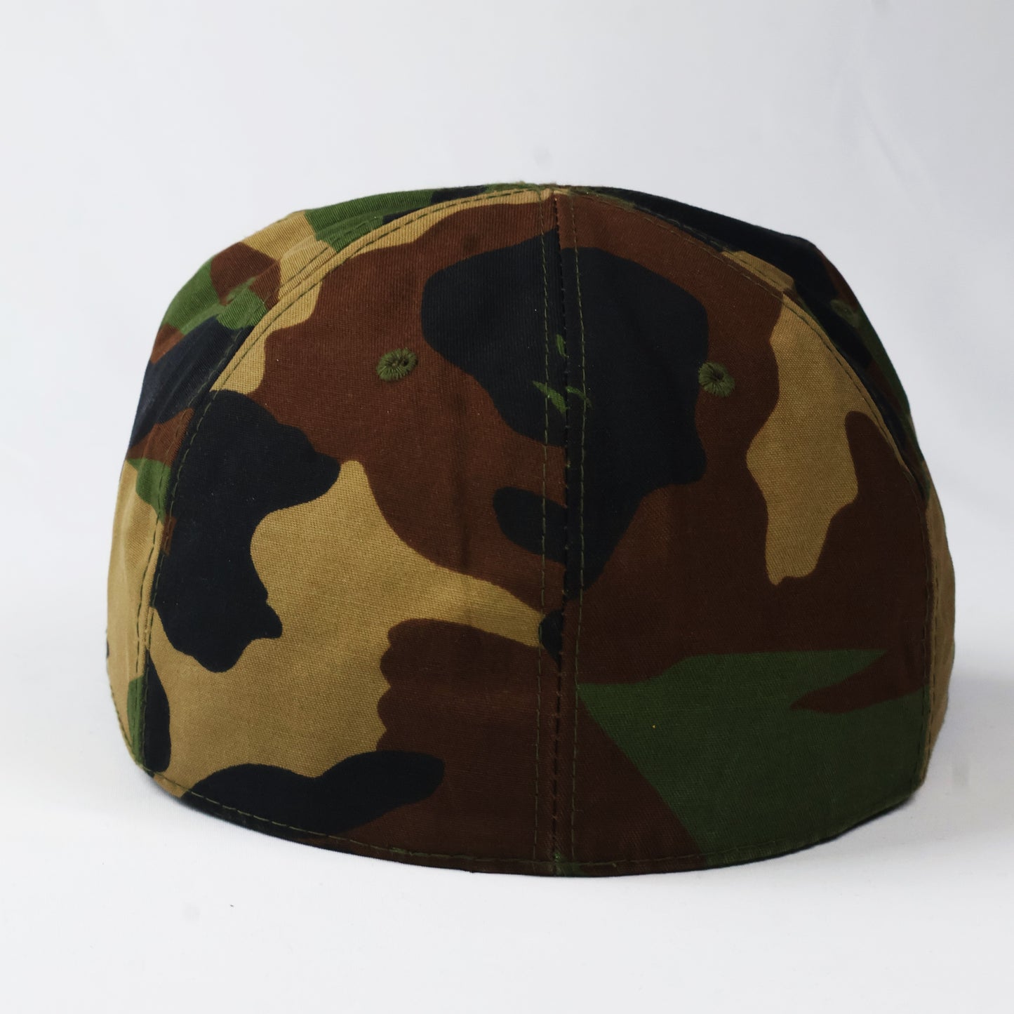 Classic Camo Flat Brim Fitted Hat