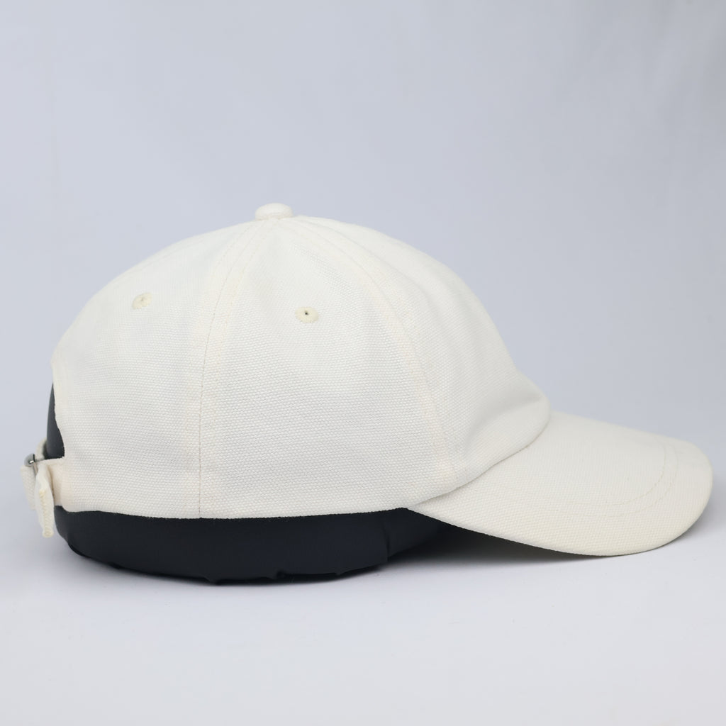 Premium H&M Off-White Dad Thrifted Hat with Square Metal Logo Detail