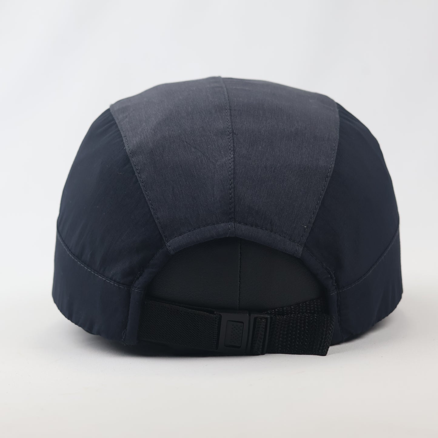 ECODER Korea 5-Panel Outdoor Camper Thrifted Cap - Navy Blue & Tan