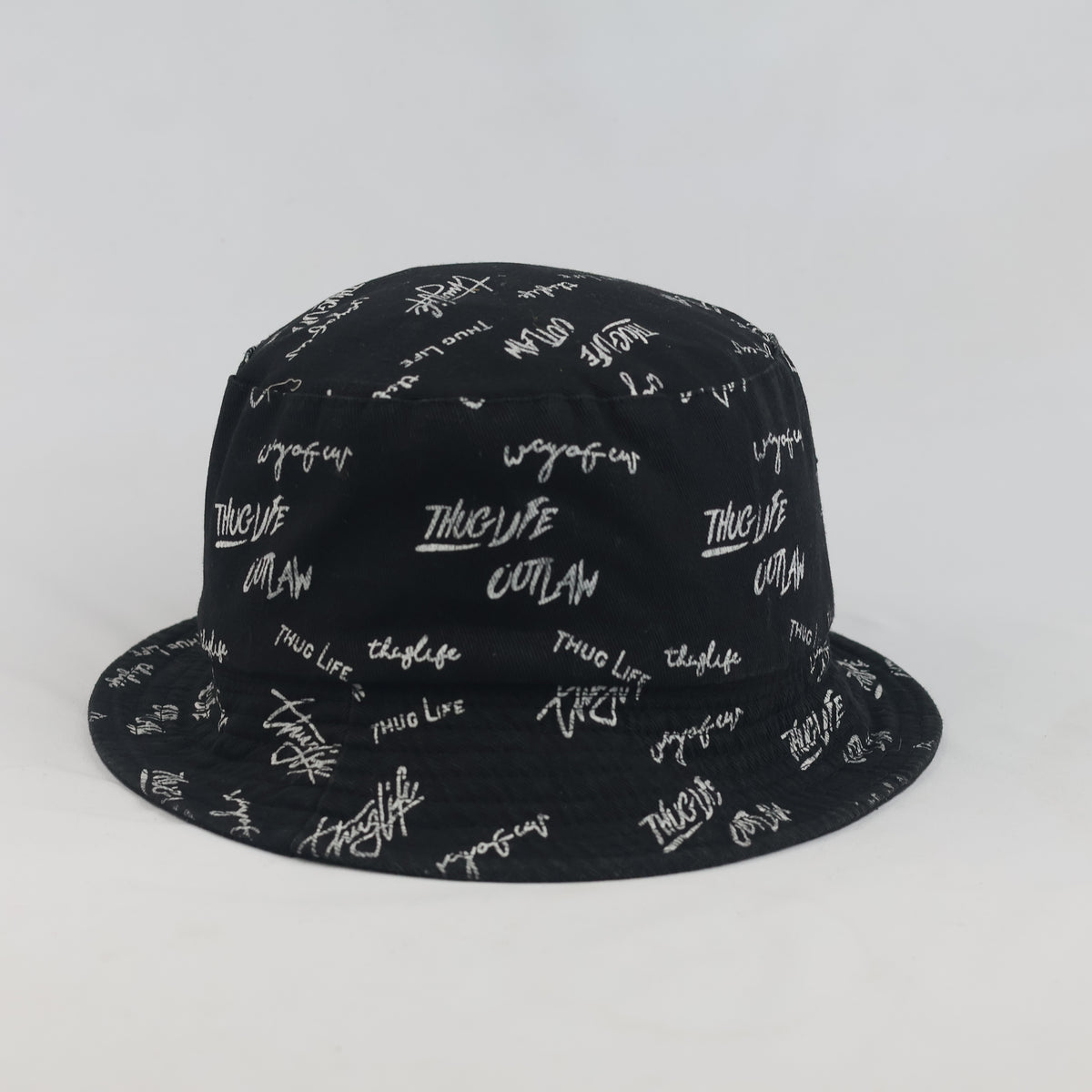 Thrifted 2-in-1 Reversible All-Over Graphic Streetwear Bucket Hat (57-58 cm) |