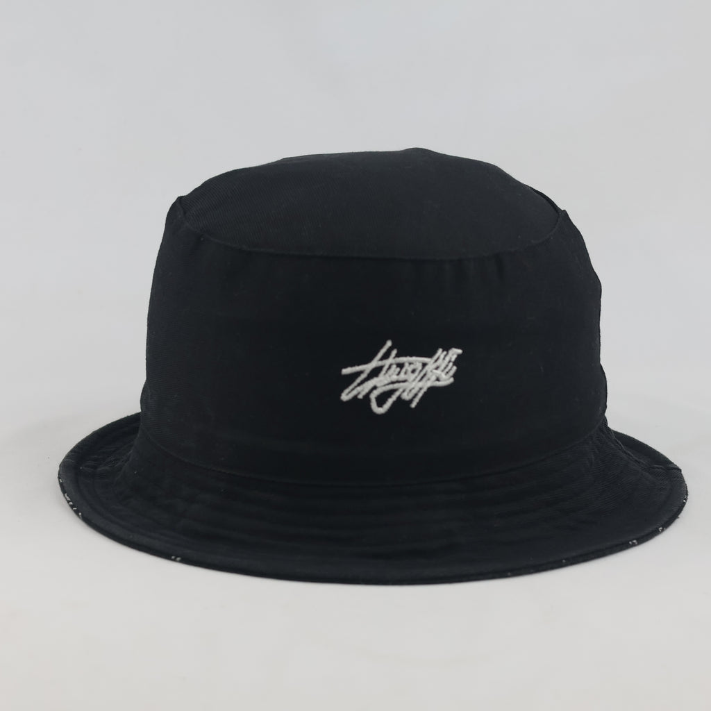 Thrifted 2-in-1 Reversible All-Over Graphic Streetwear Bucket Hat (57-58 cm) |