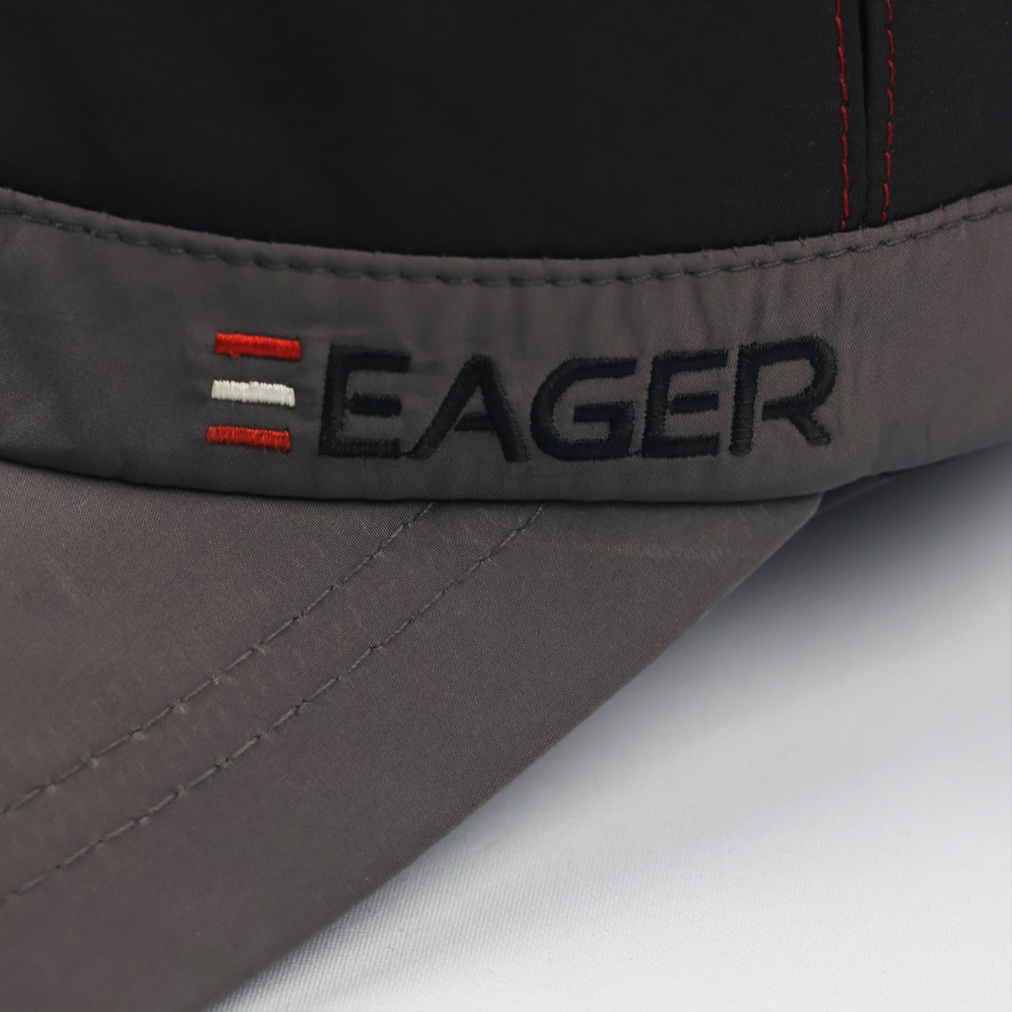 Vintage Brown Military Style Cadet Thrifted Cap - 57-58 cm