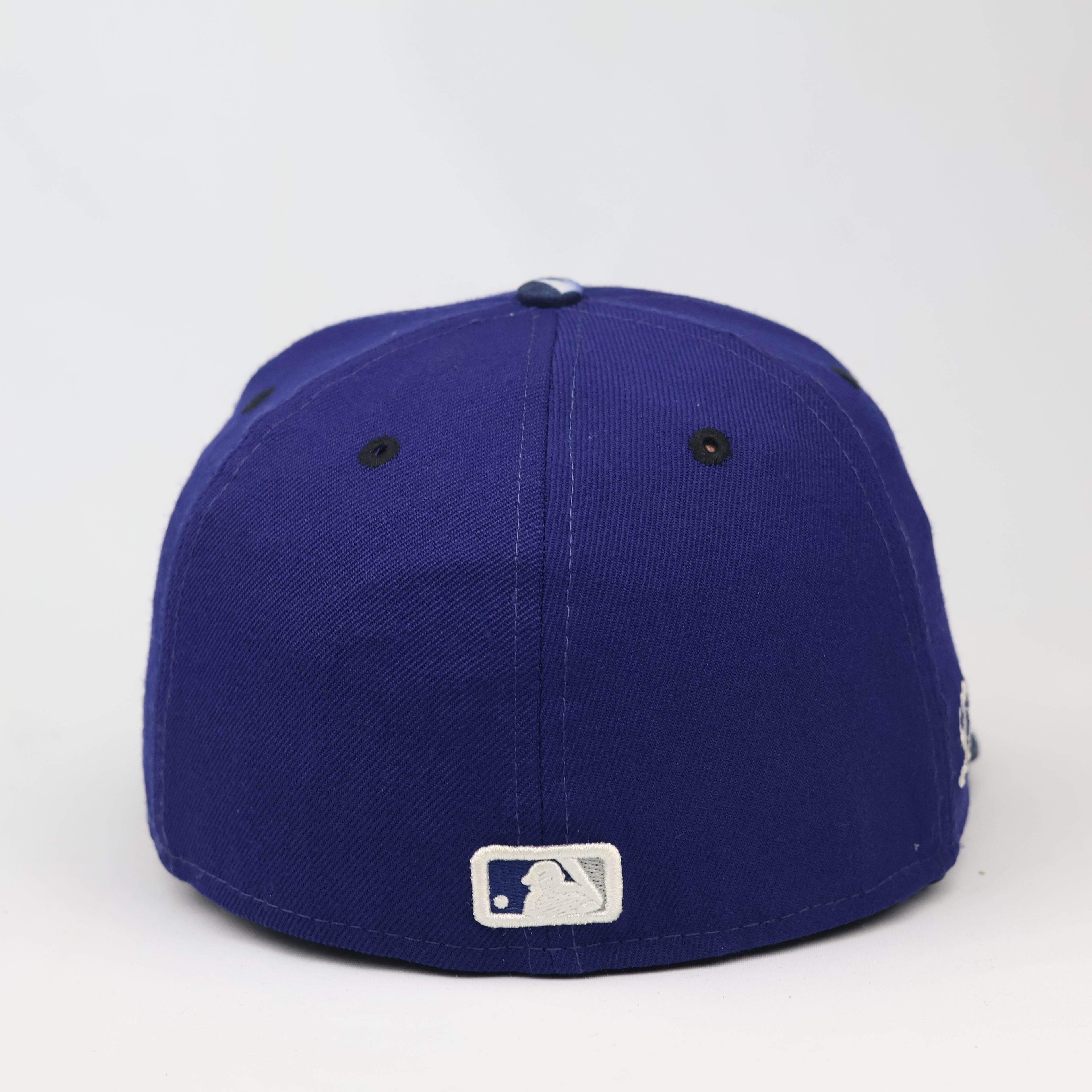 New Era 59FIFTY Los Angeles Dodgers Fitted Thrifted Hat - Royal Blue/Pattern Brim