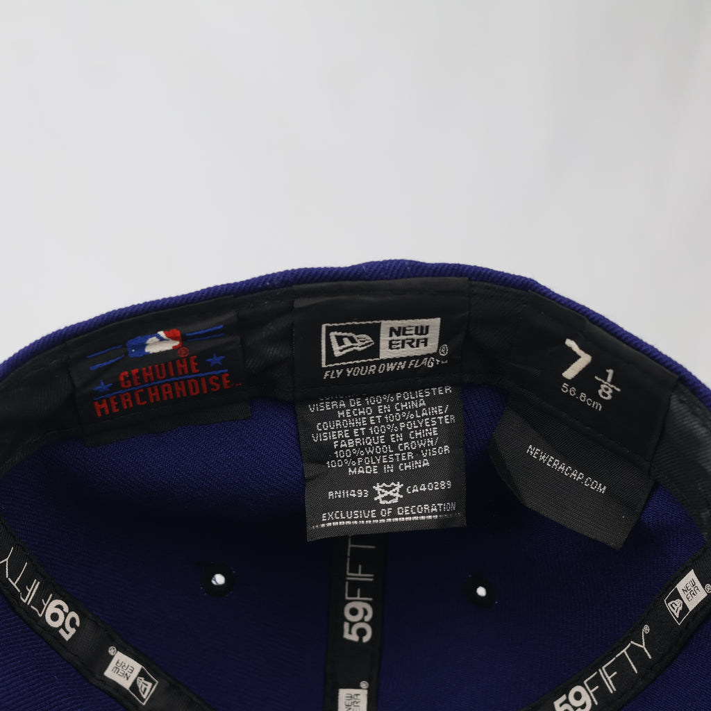 New Era 59FIFTY Los Angeles Dodgers Fitted Thrifted Hat - Royal Blue/Pattern Brim
