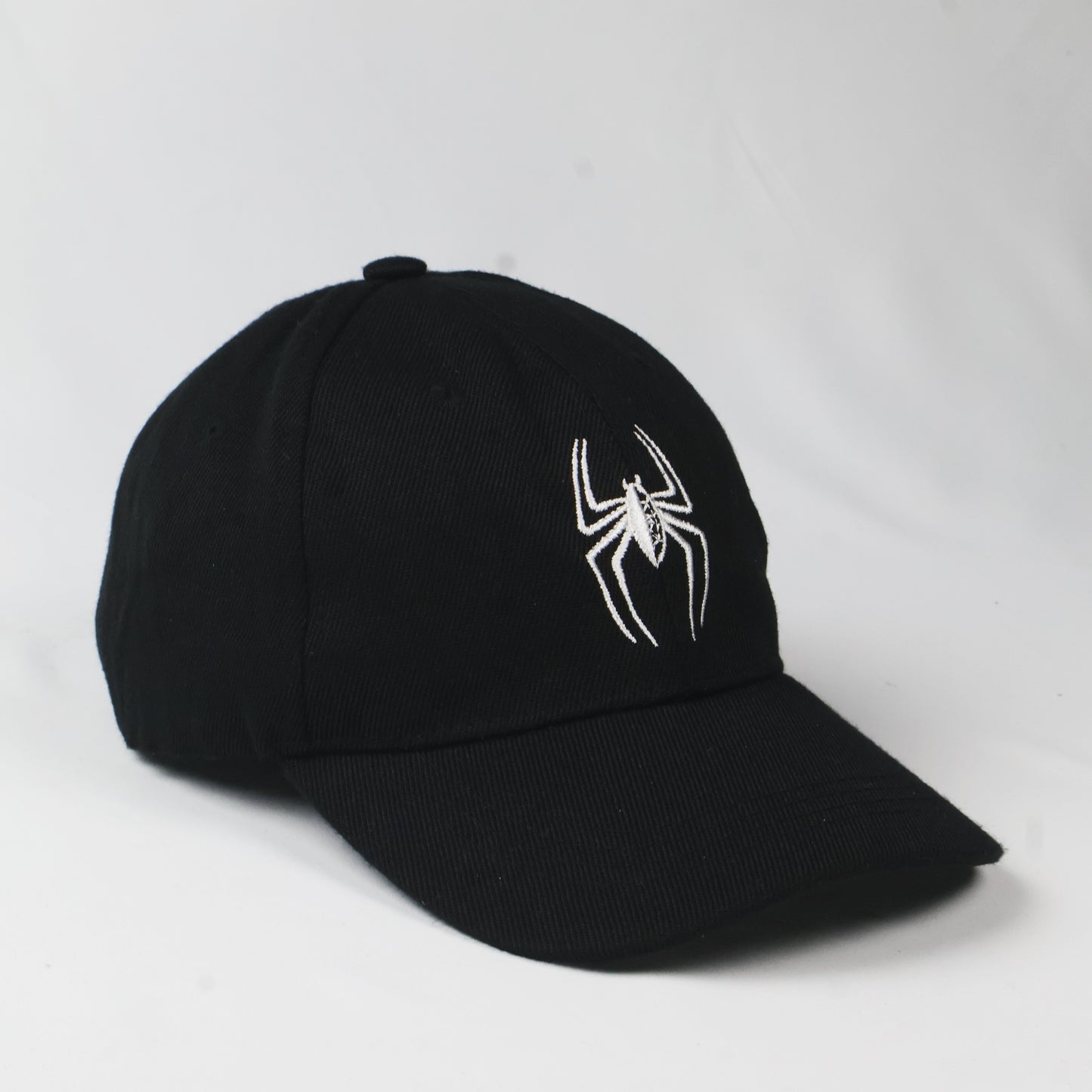 Black Spider Logo Baseball Hat