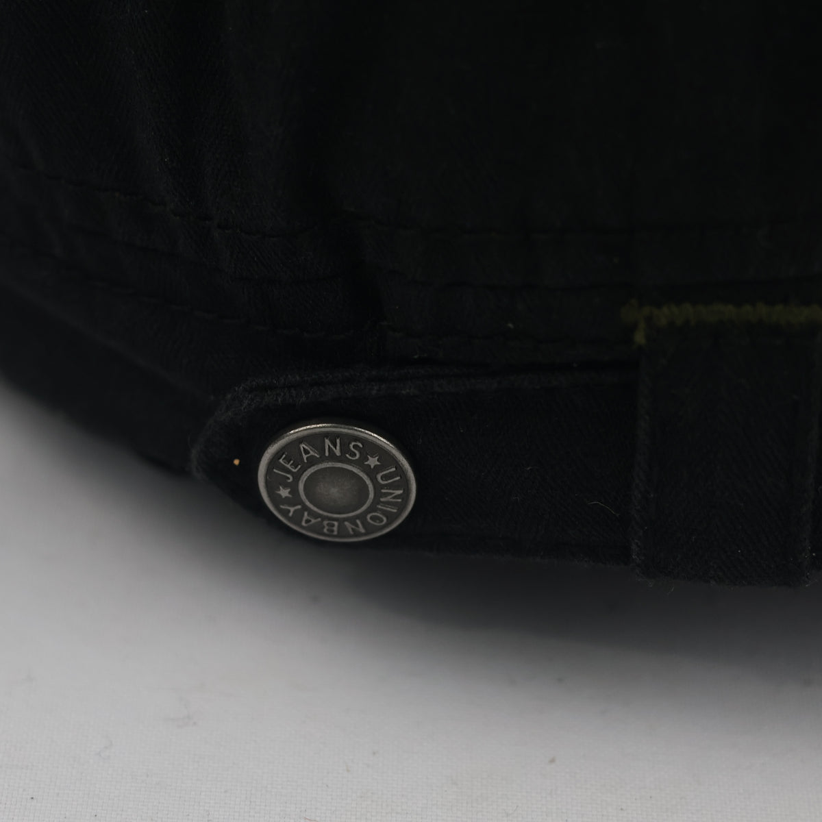 Thrifted Unionbay Black American Vintage Graphic Cadet Hat | 10061