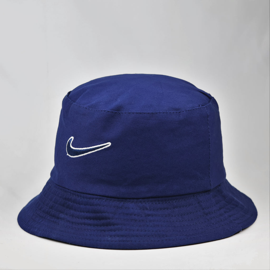 Vintage Nike Cotton Canvas Bucket Hat | Reversible Streetwear Cap