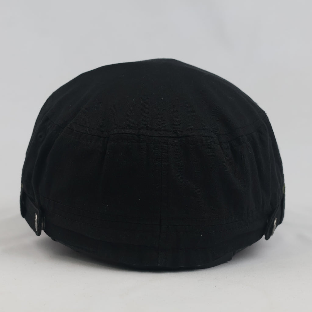 Thrifted Unionbay Black American Vintage Graphic Cadet Hat | 10061