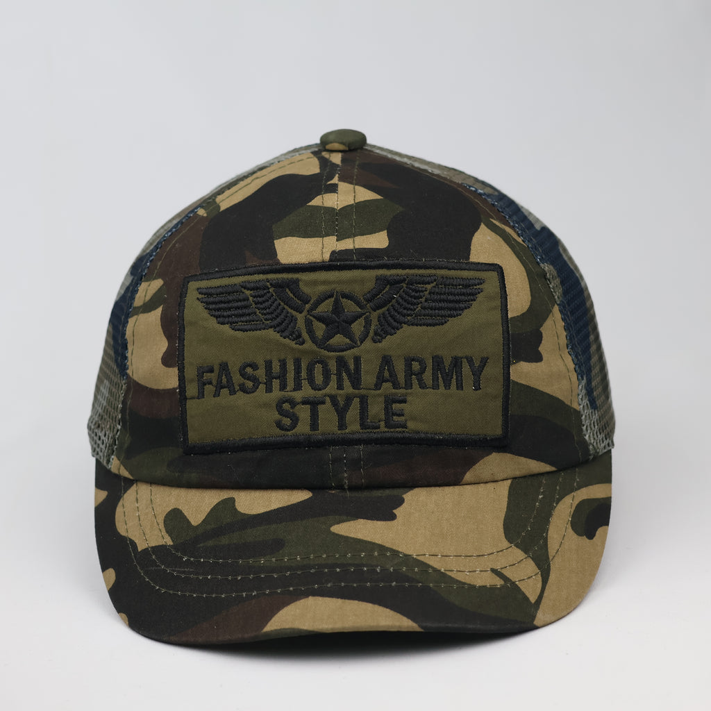 Jamont Camouflage Mesh Trucker Hat - Fashion Army Style