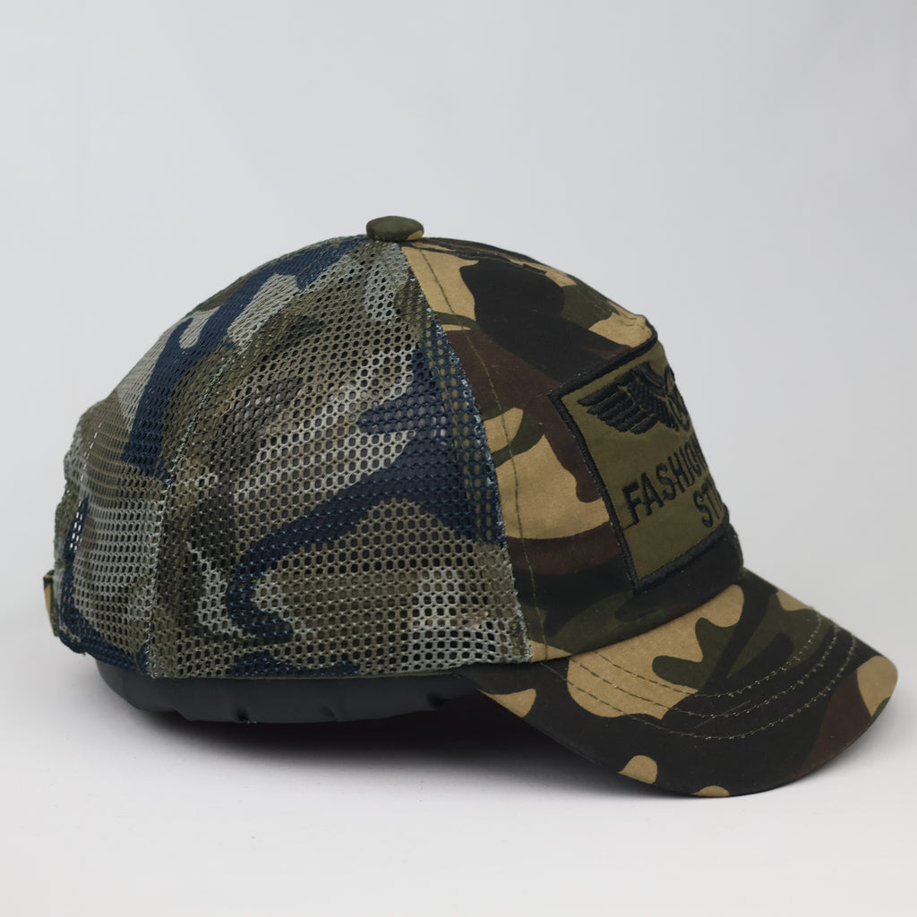 Jamont Camouflage Mesh Trucker Hat - Fashion Army Style