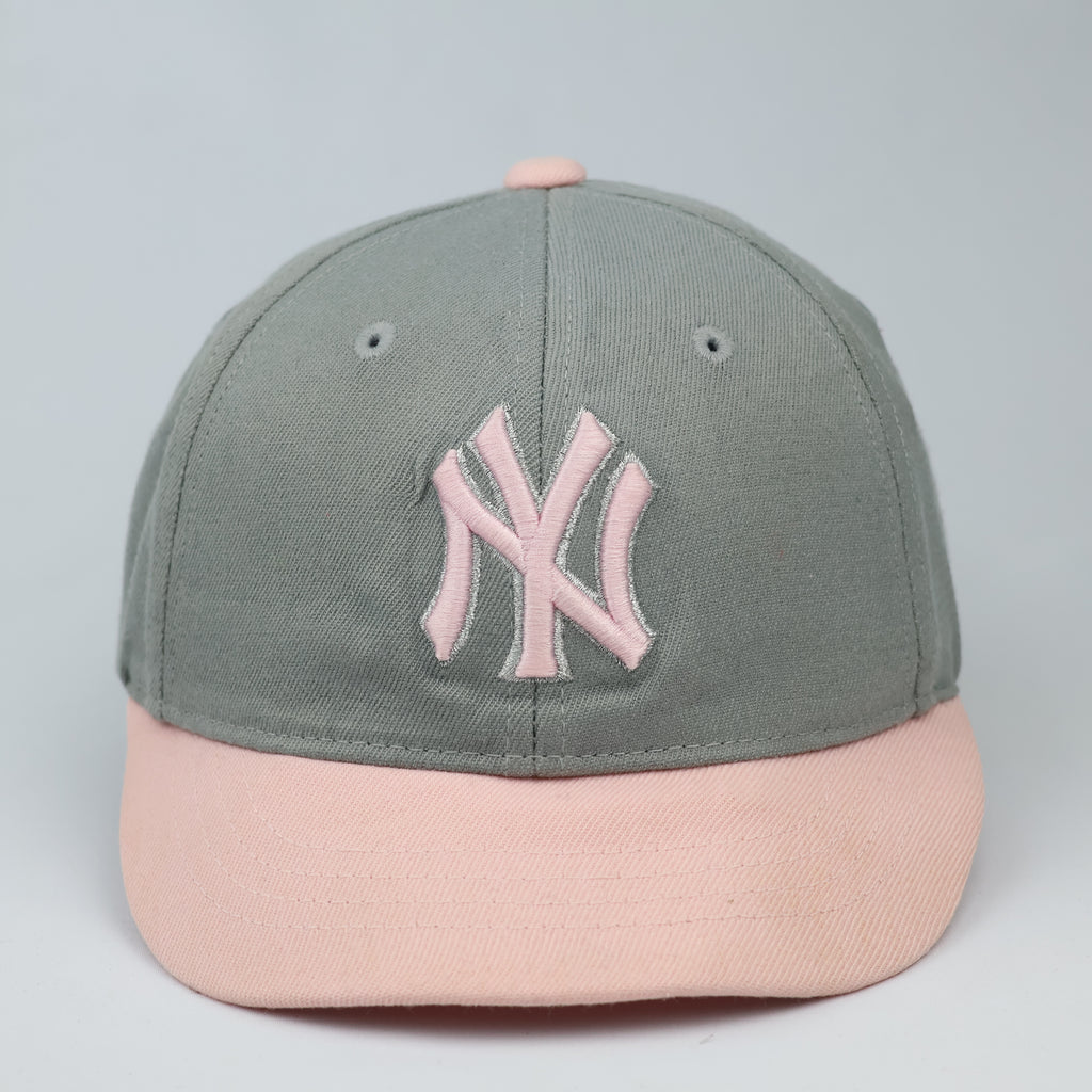Authentic MLB New York Yankees Thrifted Hat - Grey & Pastel Pink