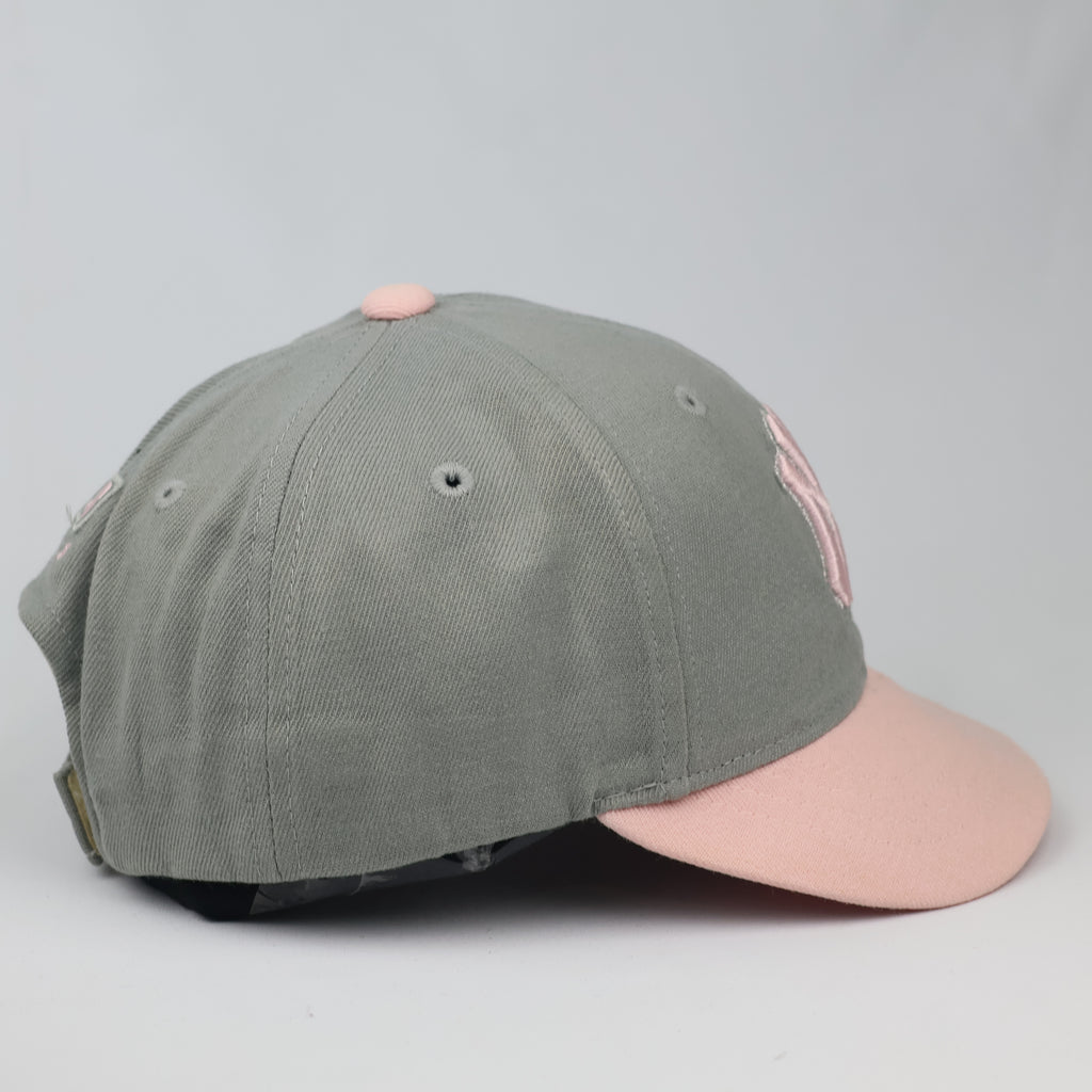 Authentic MLB New York Yankees Thrifted Hat - Grey & Pastel Pink
