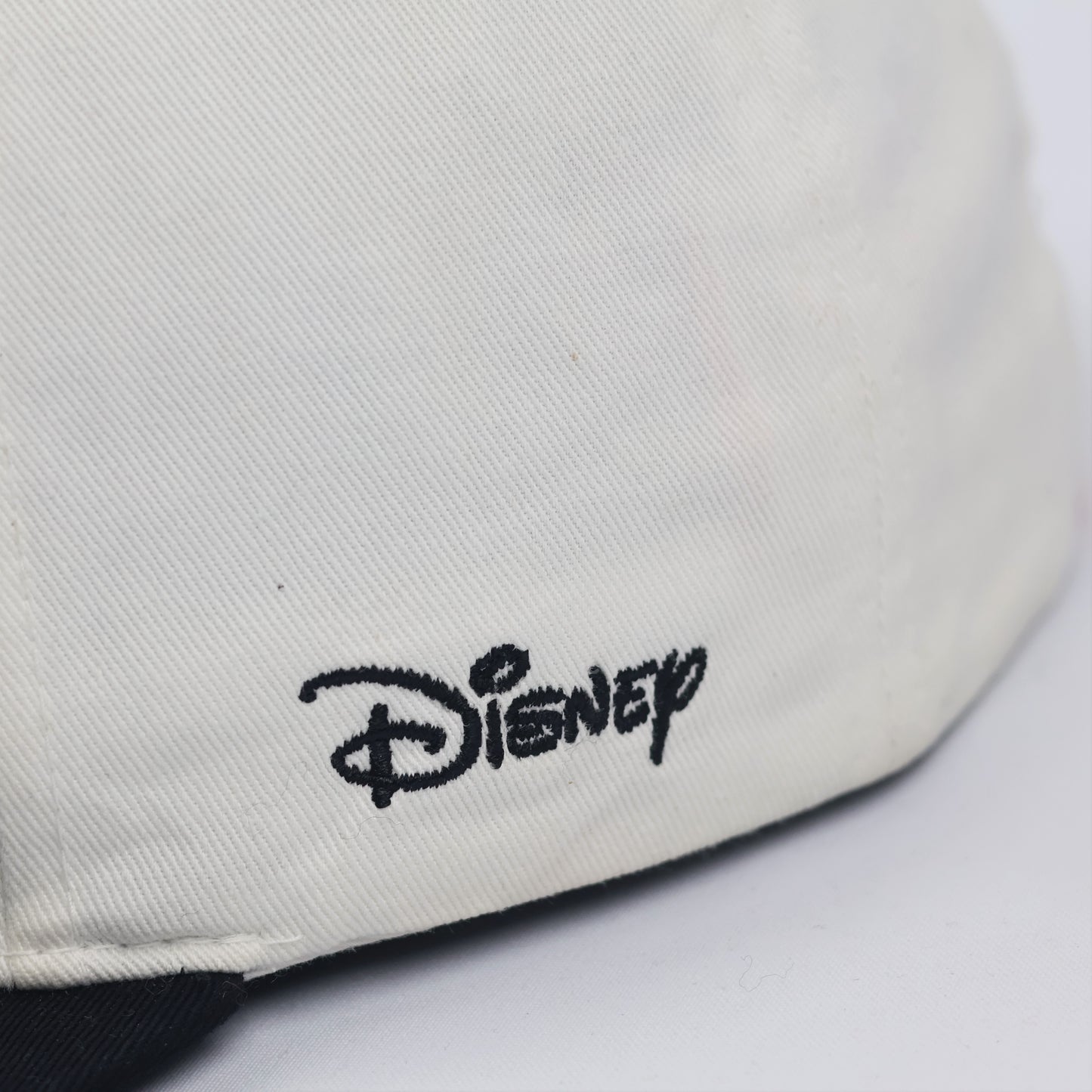 Vintage-Style Mickey Mouse Embroidered Flat Brim Thrifted Hat
