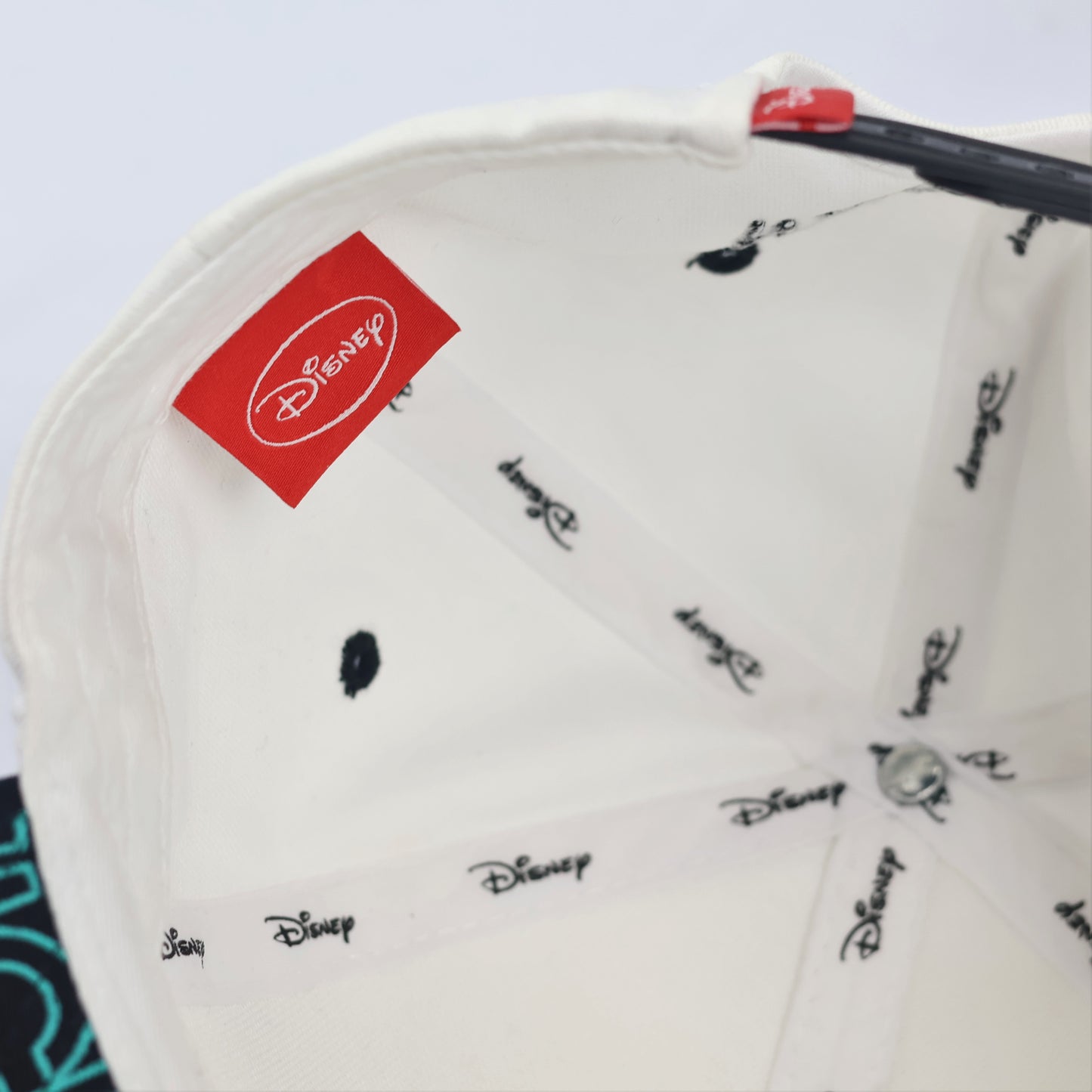 Vintage-Style Mickey Mouse Embroidered Flat Brim Thrifted Hat