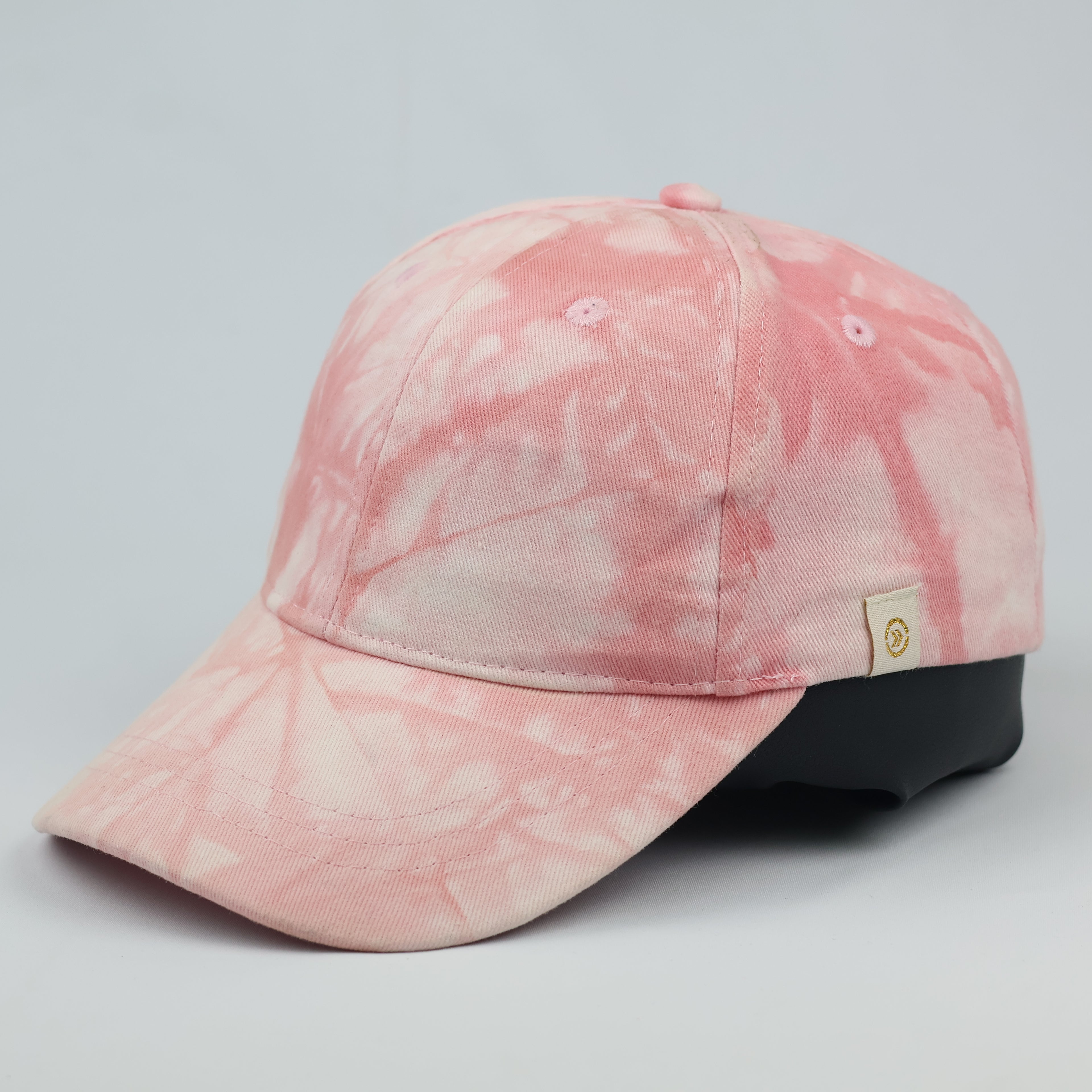 Vintage Isotoner Pastel Pink Tie-Dye Baseball Thrifted Cap