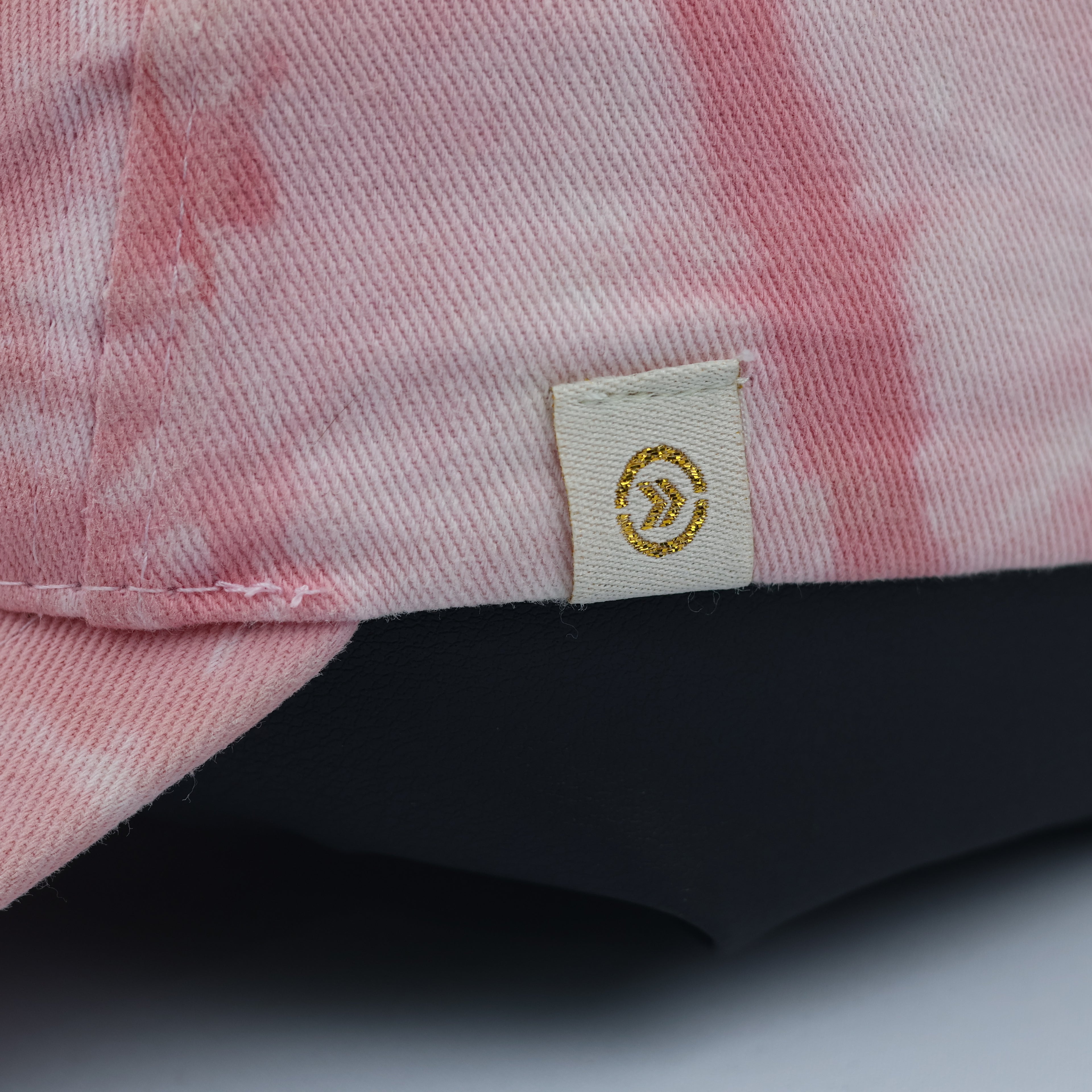 Vintage Isotoner Pastel Pink Tie-Dye Baseball Thrifted Cap