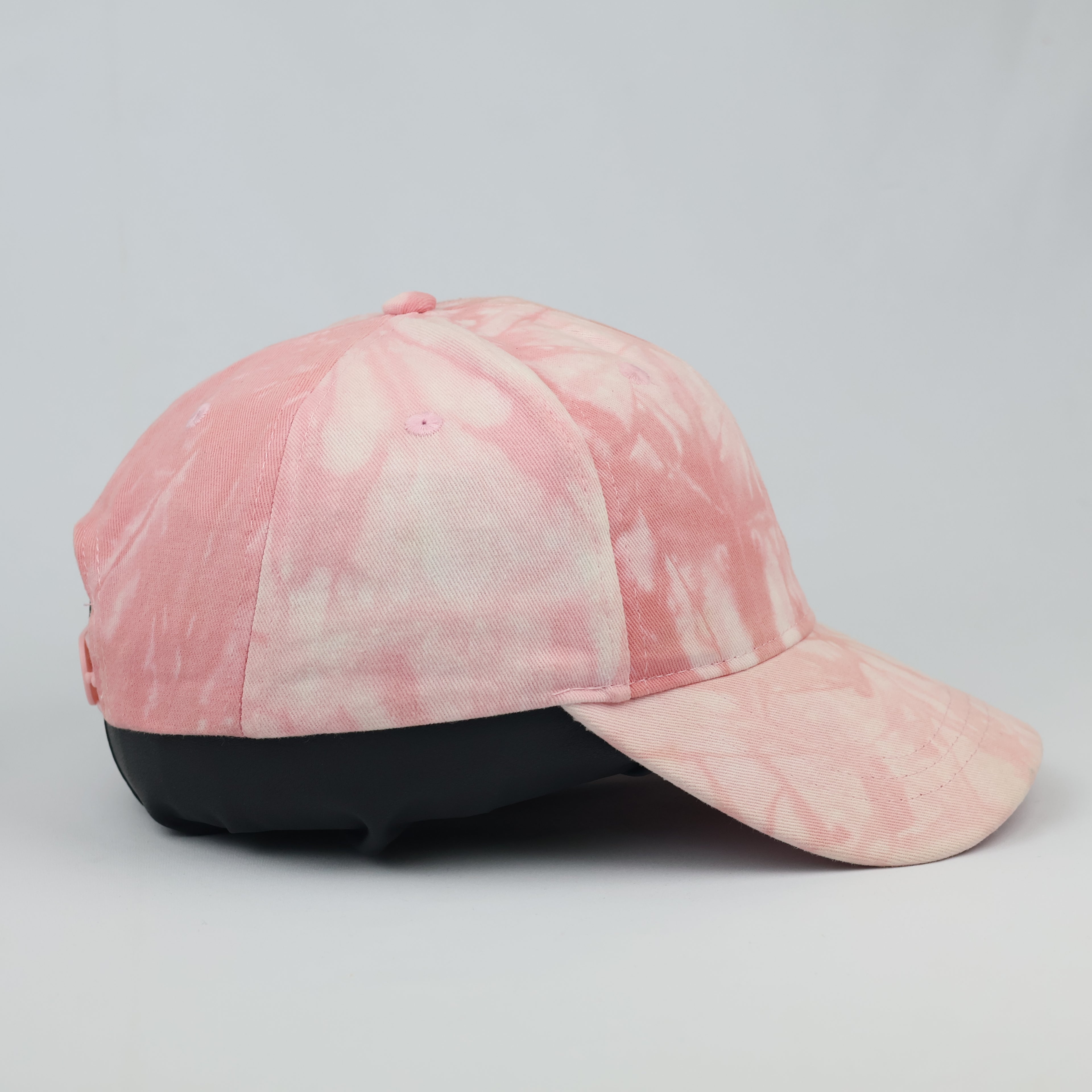 Vintage Isotoner Pastel Pink Tie-Dye Baseball Thrifted Cap