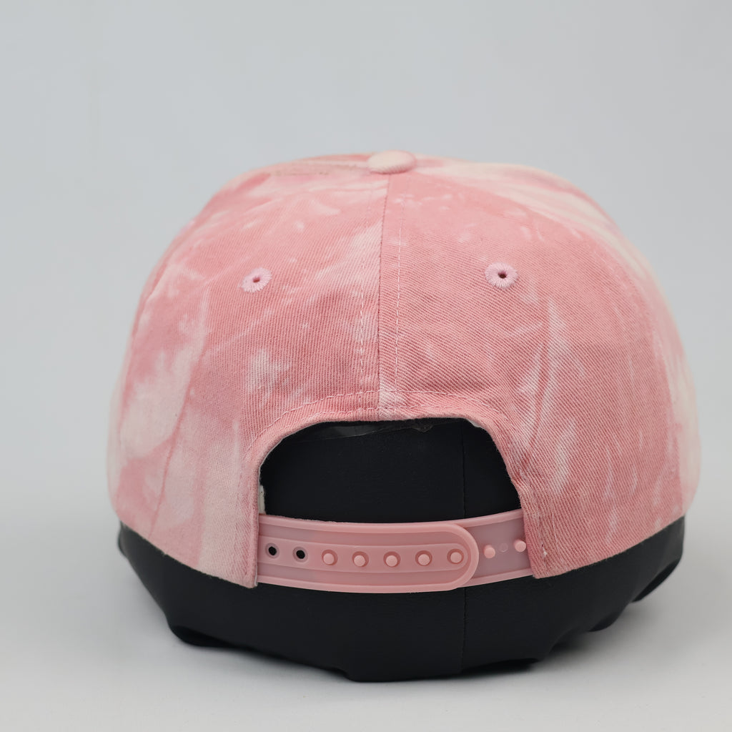 Vintage Isotoner Pastel Pink Tie-Dye Baseball Thrifted Cap
