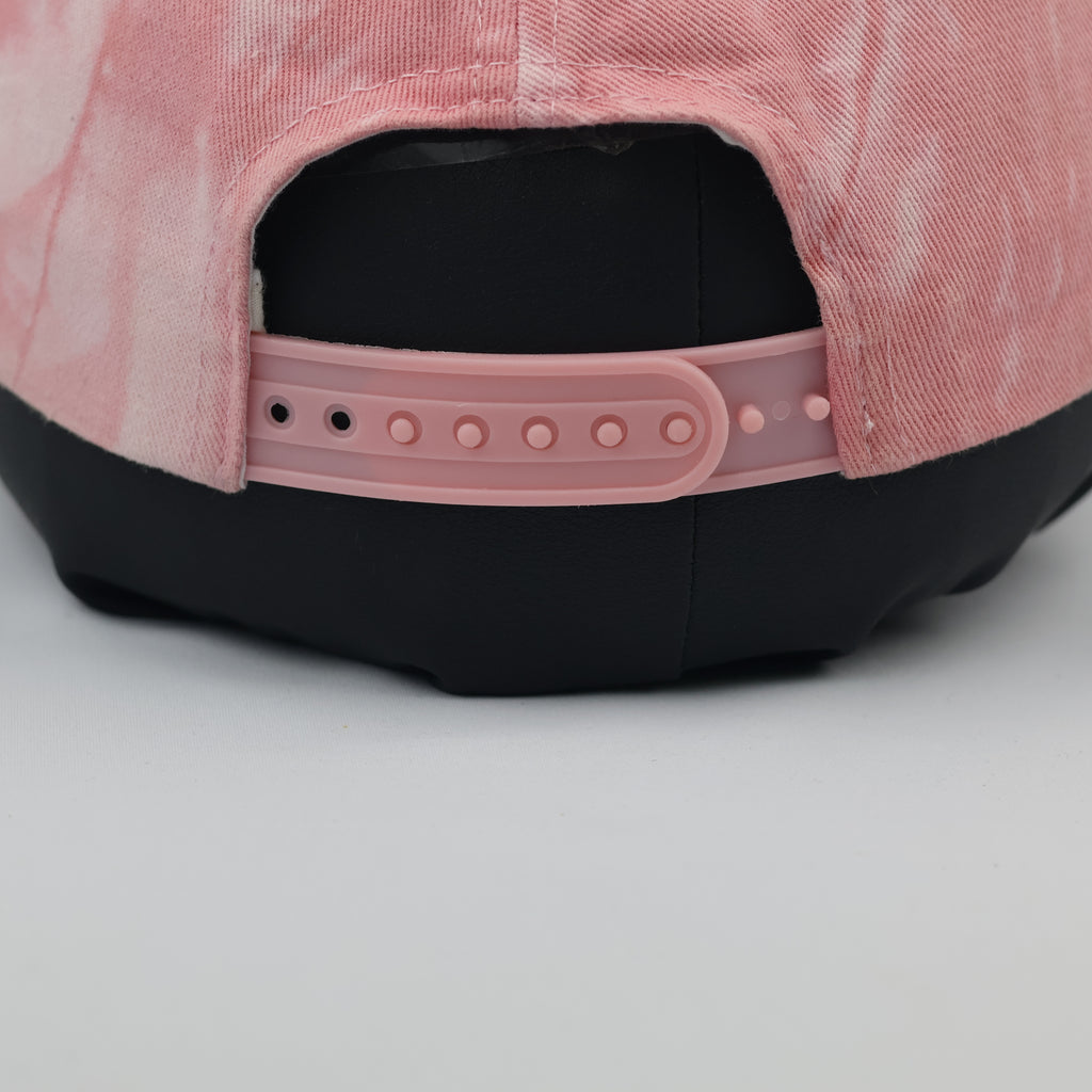 Vintage Isotoner Pastel Pink Tie-Dye Baseball Thrifted Cap