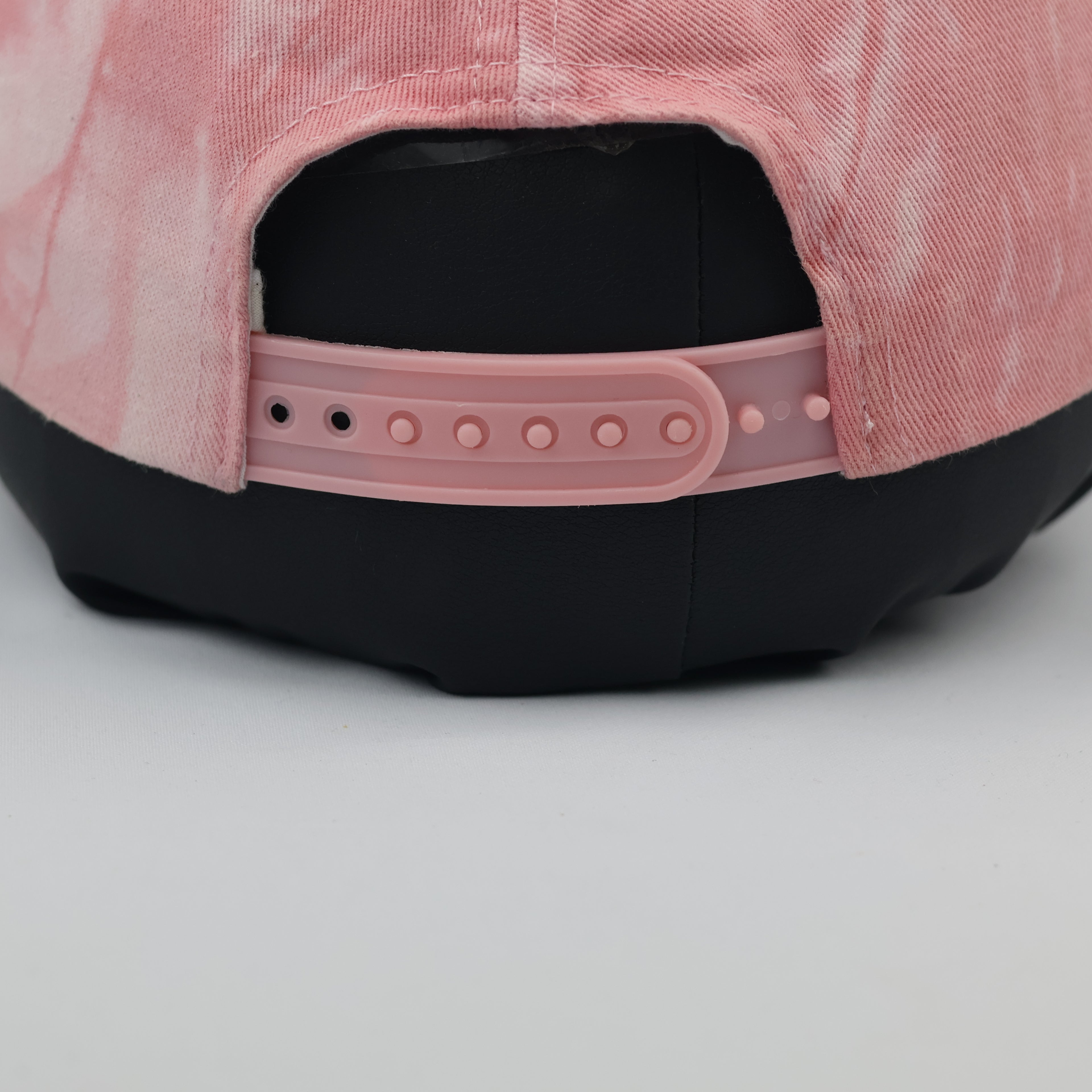 Vintage Isotoner Pastel Pink Tie-Dye Baseball Thrifted Cap