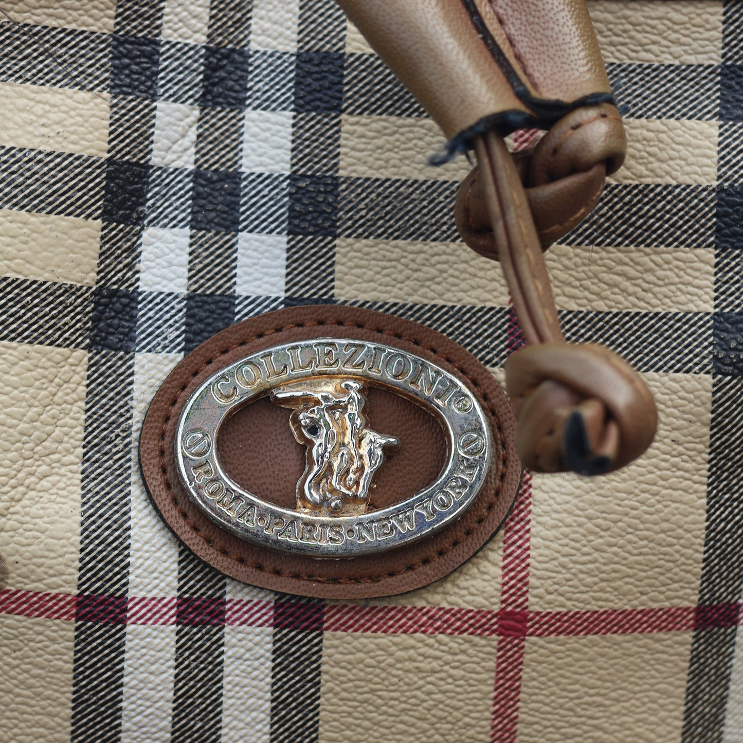 Authentic Vintage Burberrys' Collezioni Thrifted Bucket Bag