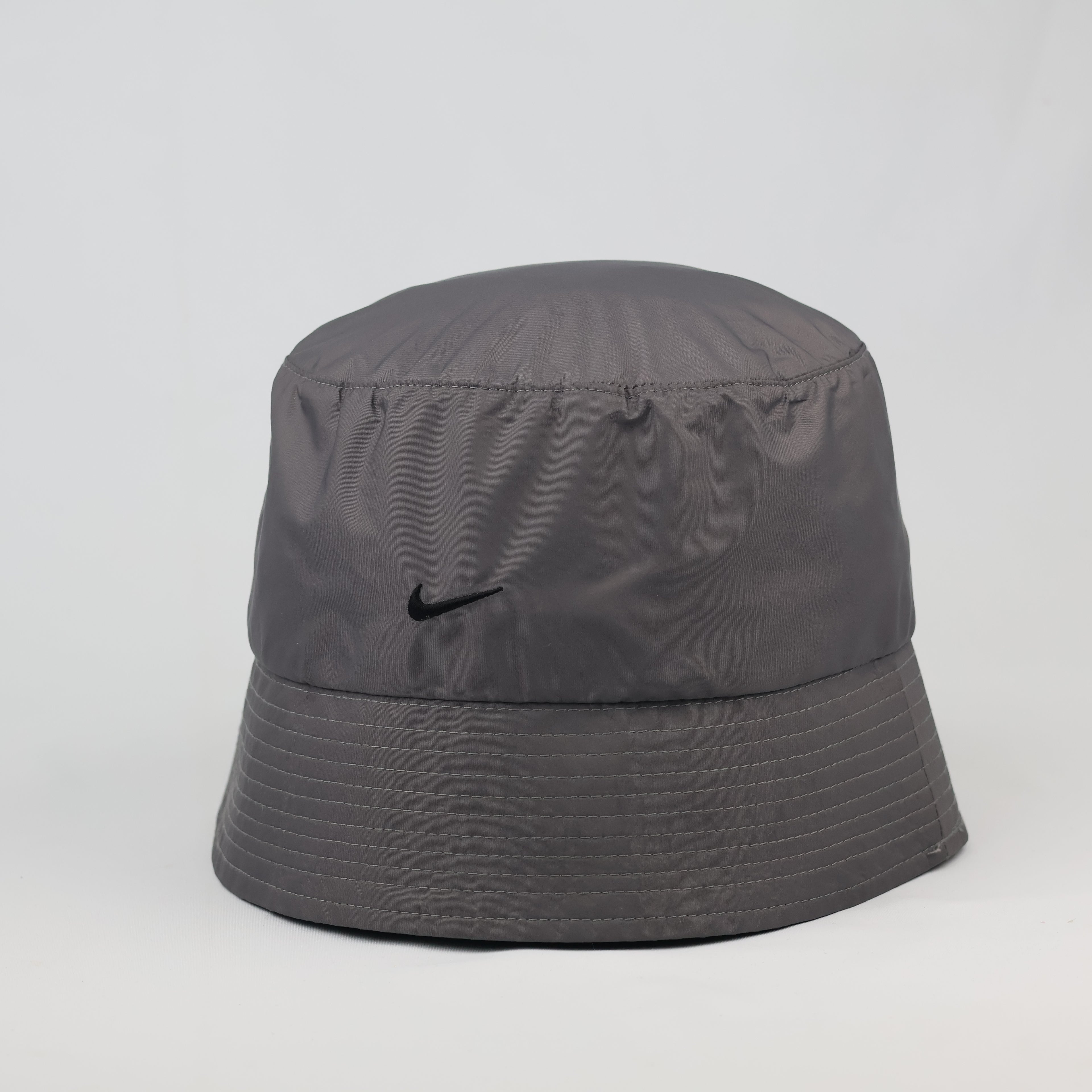 Vintage Nike Clima-FIT Bucket Thrifted Hat - Charcoal Grey Techwear