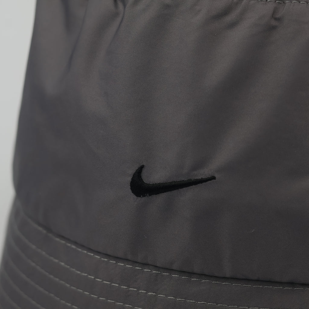 Vintage Nike Clima-FIT Bucket Thrifted Hat - Charcoal Grey Techwear