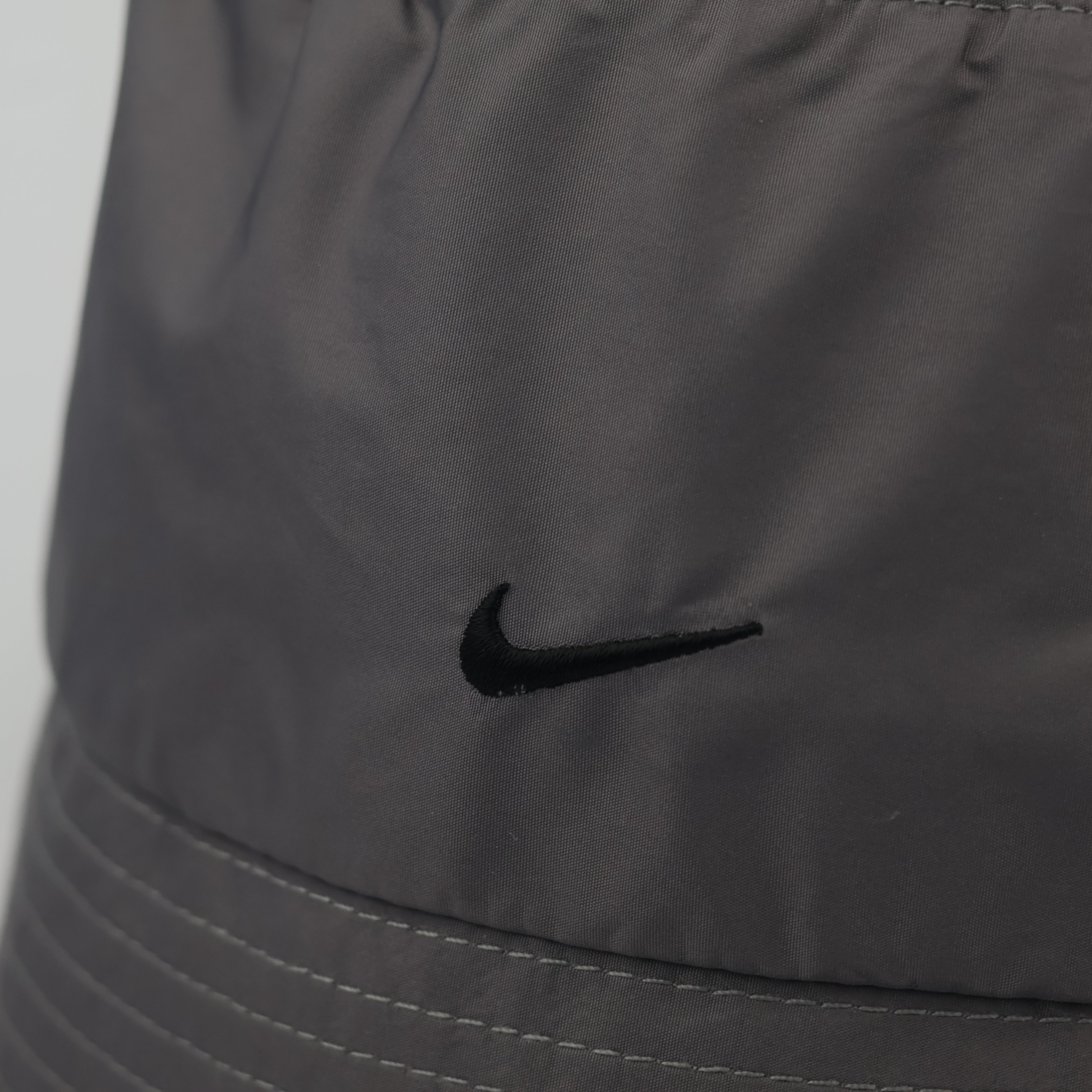 Vintage Nike Clima-FIT Bucket Thrifted Hat - Charcoal Grey Techwear