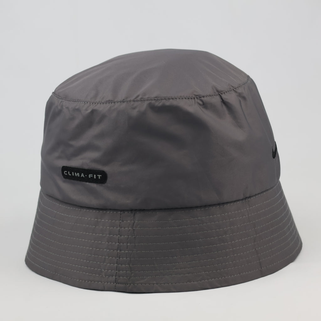Vintage Nike Clima-FIT Bucket Thrifted Hat - Charcoal Grey Techwear
