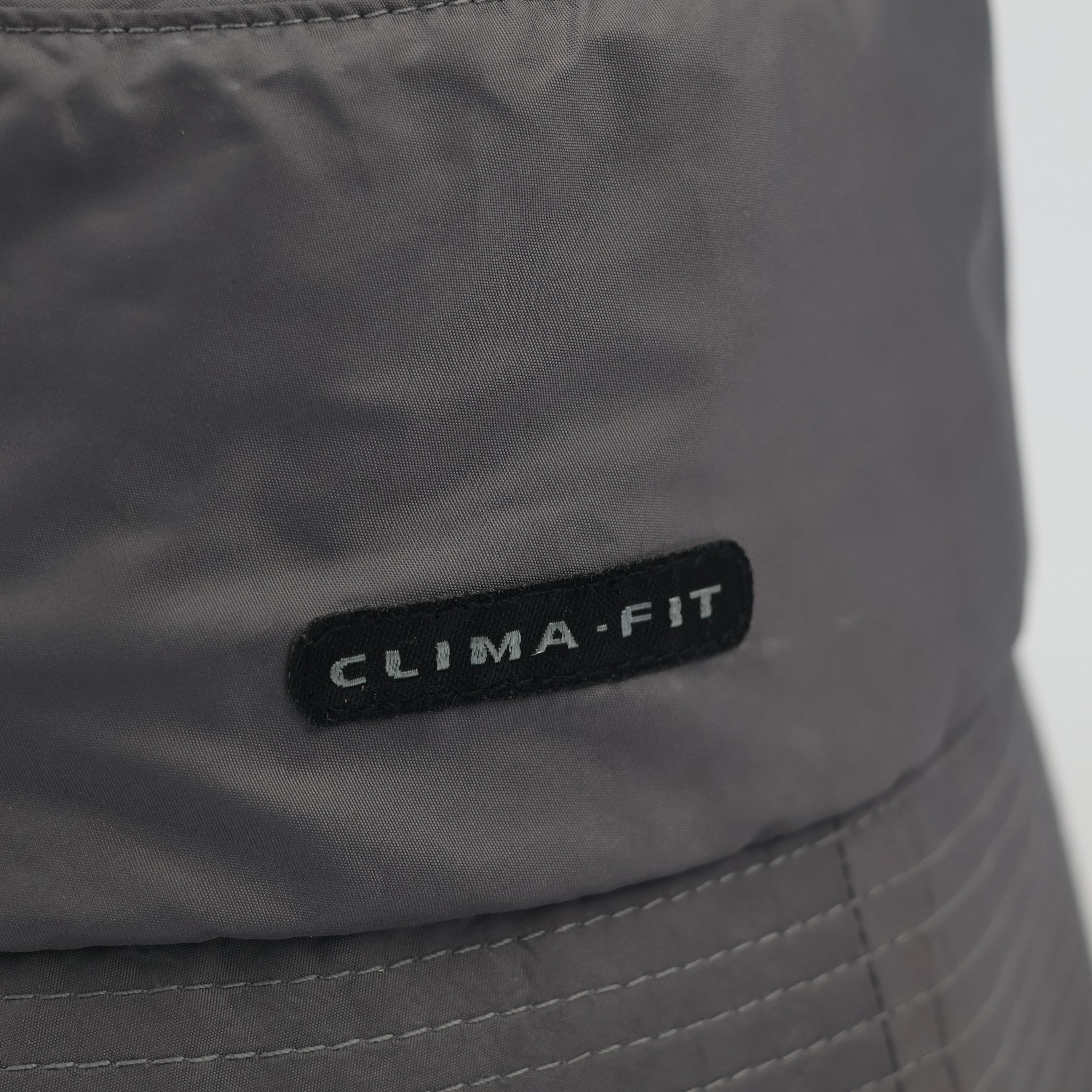 Vintage Nike Clima-FIT Bucket Thrifted Hat - Charcoal Grey Techwear