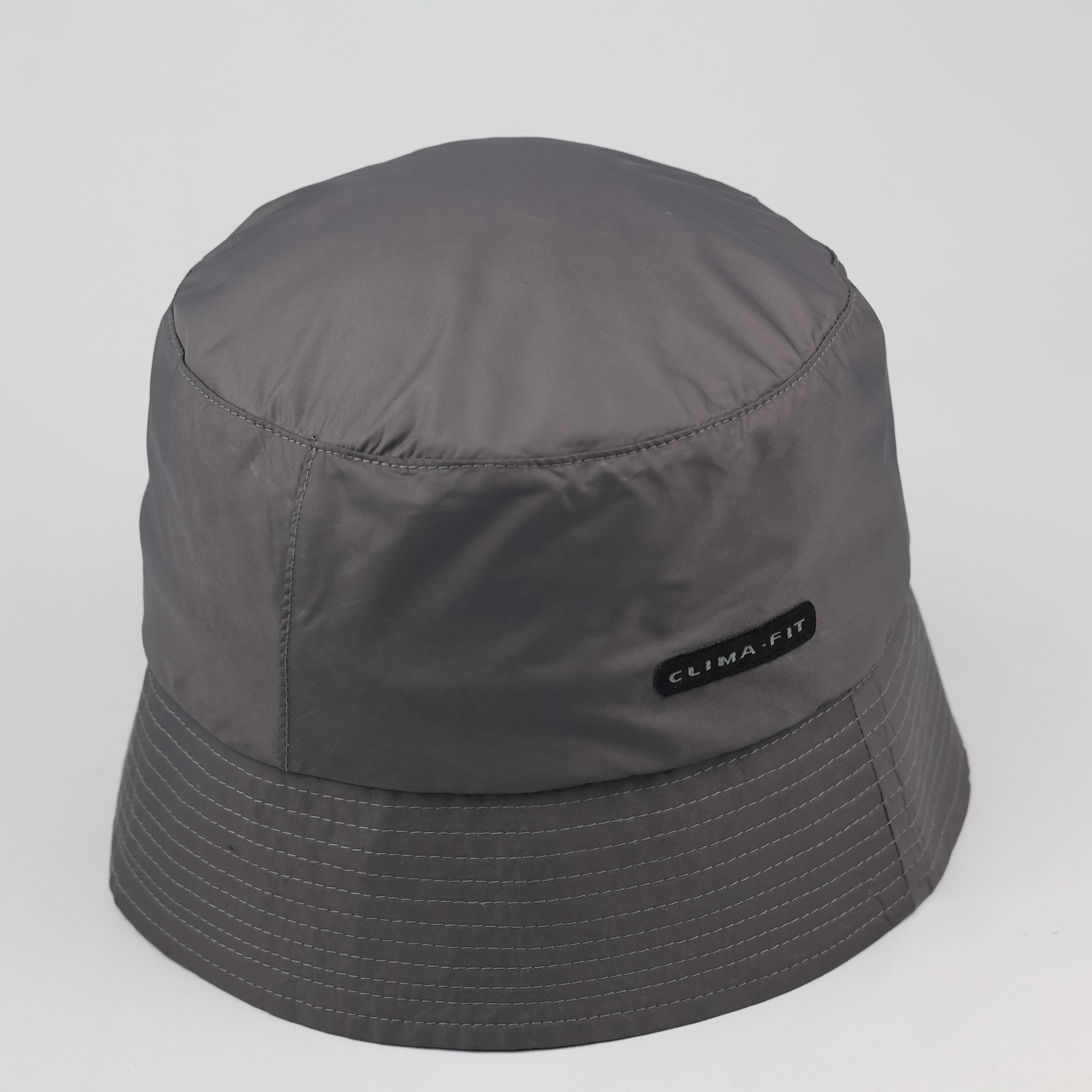 Vintage Nike Clima-FIT Bucket Thrifted Hat - Charcoal Grey Techwear