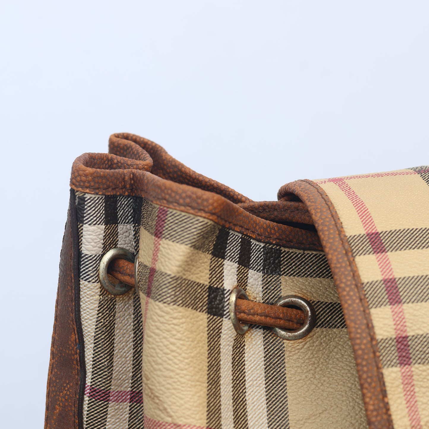 Vintage Burberrys' London Check Canvas Thrifted Backpack – Classic Nova Check