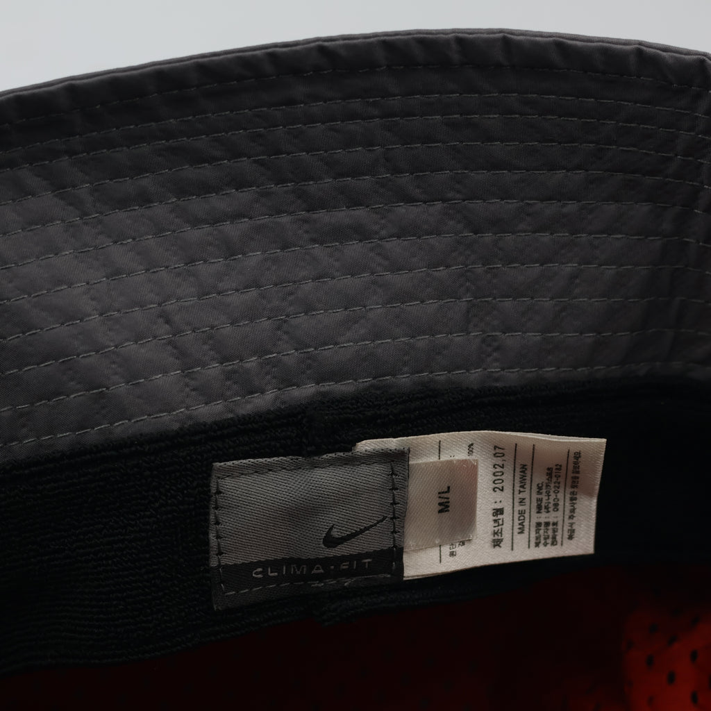 Vintage Nike Clima-FIT Bucket Thrifted Hat - Charcoal Grey Techwear
