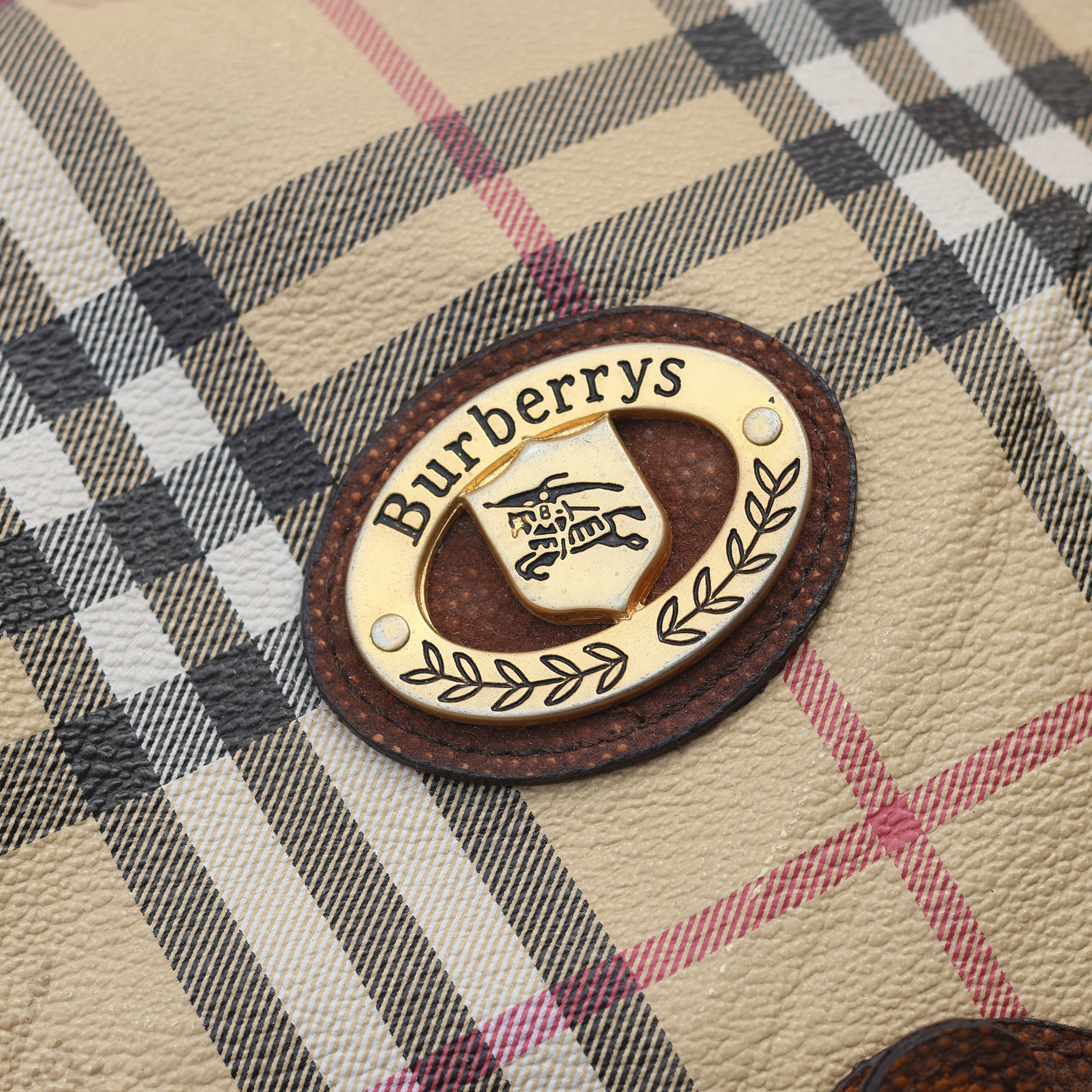 Vintage Burberrys' London Check Canvas Thrifted Backpack – Classic Nova Check