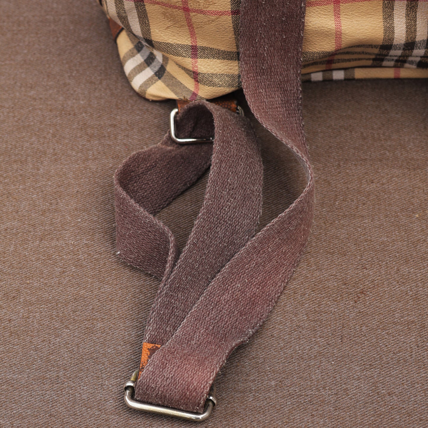 Vintage Burberrys' London Check Canvas Thrifted Backpack – Classic Nova Check