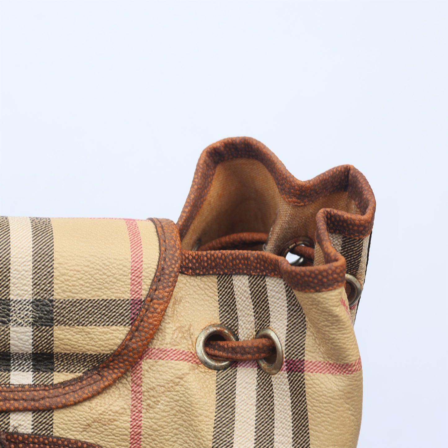 Vintage Burberrys' London Check Canvas Thrifted Backpack – Classic Nova Check