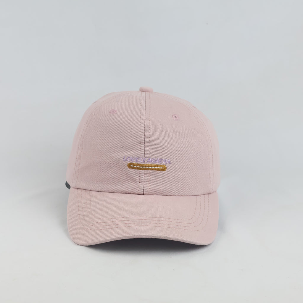 thrifted JKSY Lovely Agatha Embroidered Pink Dad Cap | 10076