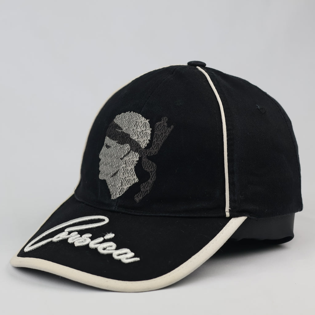 Thrifted Corsica "Testa di Moru" Graphic Cap - Contrast Piping - Adjustable