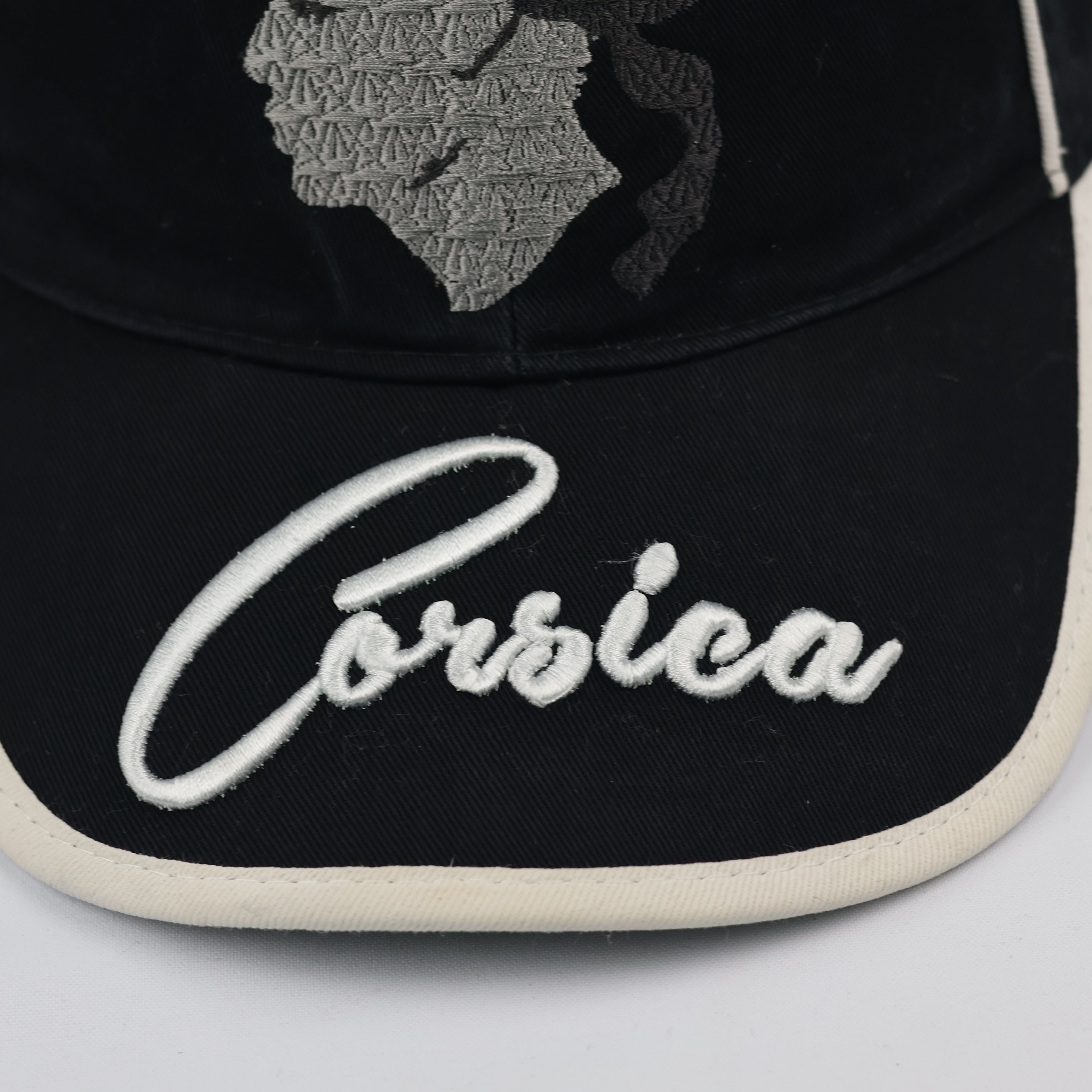 Thrifted Corsica "Testa di Moru" Graphic Cap - Contrast Piping - Adjustable