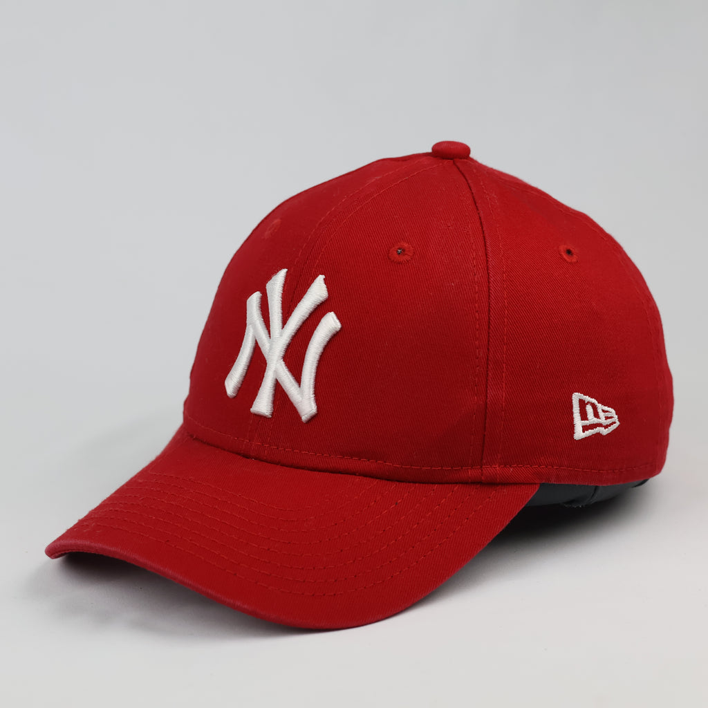 Vintage New Era 9FORTY New York Yankees Red Adjustable Thrifted Hat