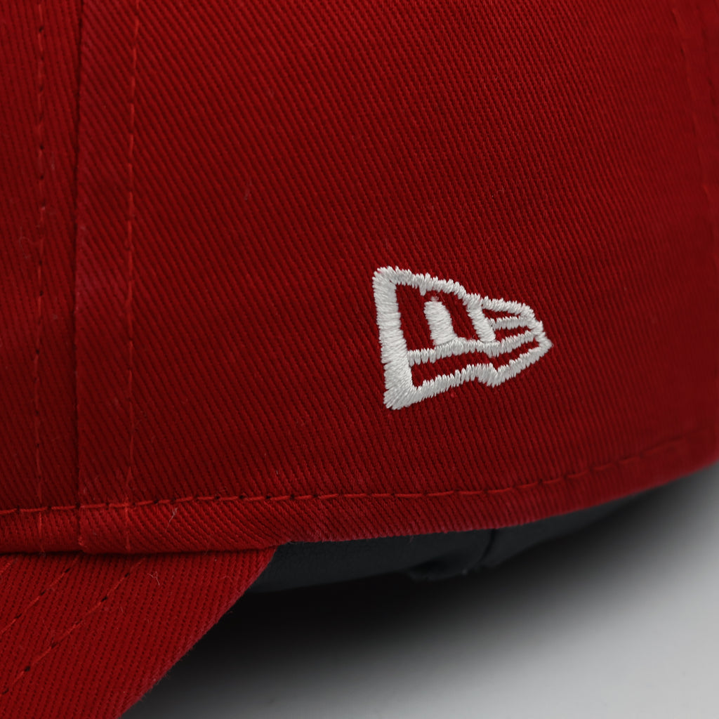 Vintage New Era 9FORTY New York Yankees Red Adjustable Thrifted Hat