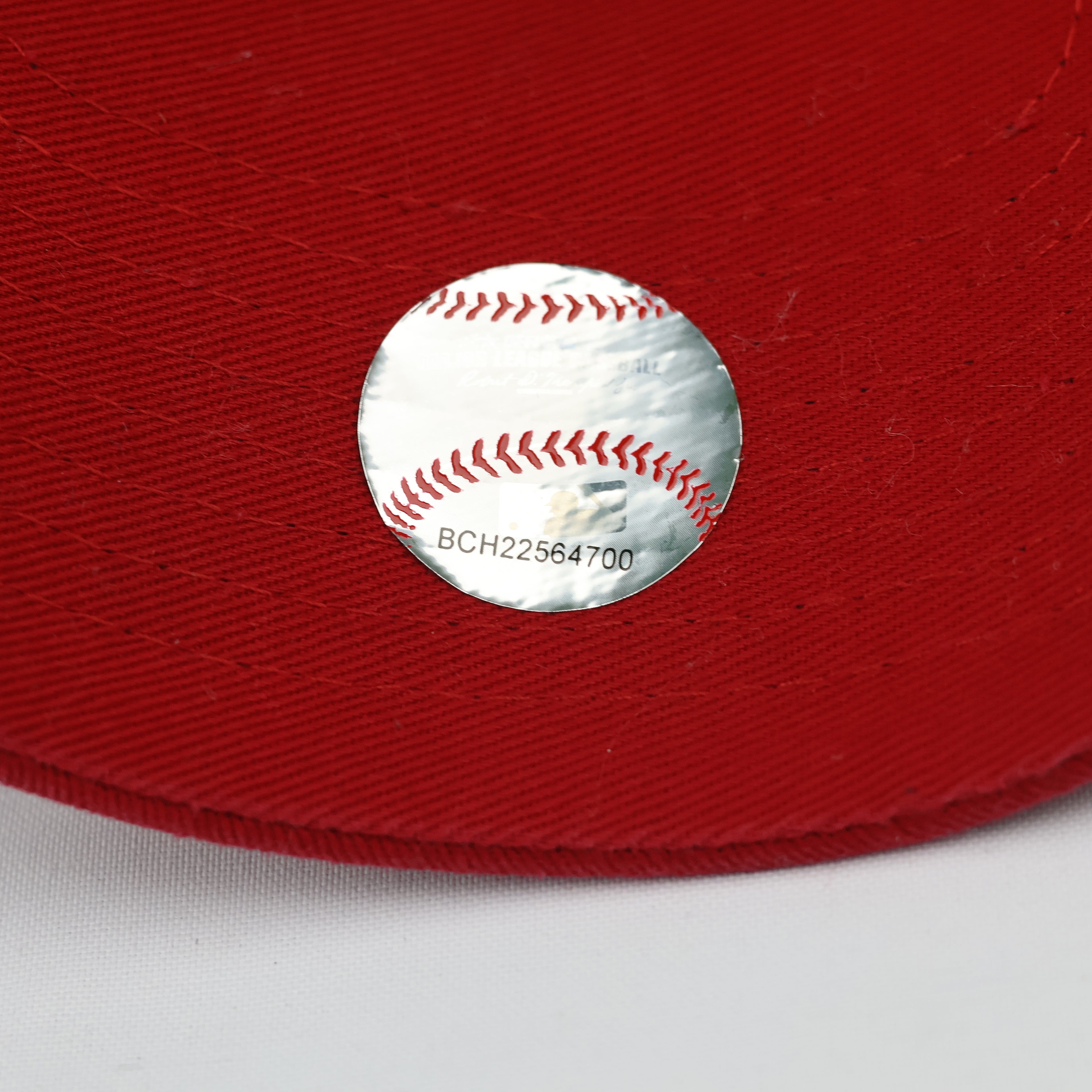 Vintage New Era 9FORTY New York Yankees Red Adjustable Thrifted Hat