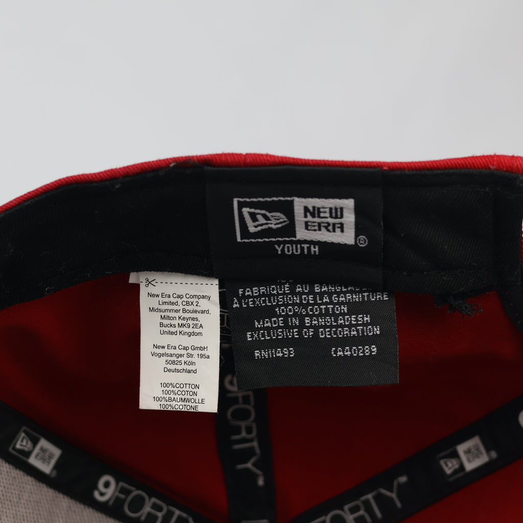 Vintage New Era 9FORTY New York Yankees Red Adjustable Thrifted Hat