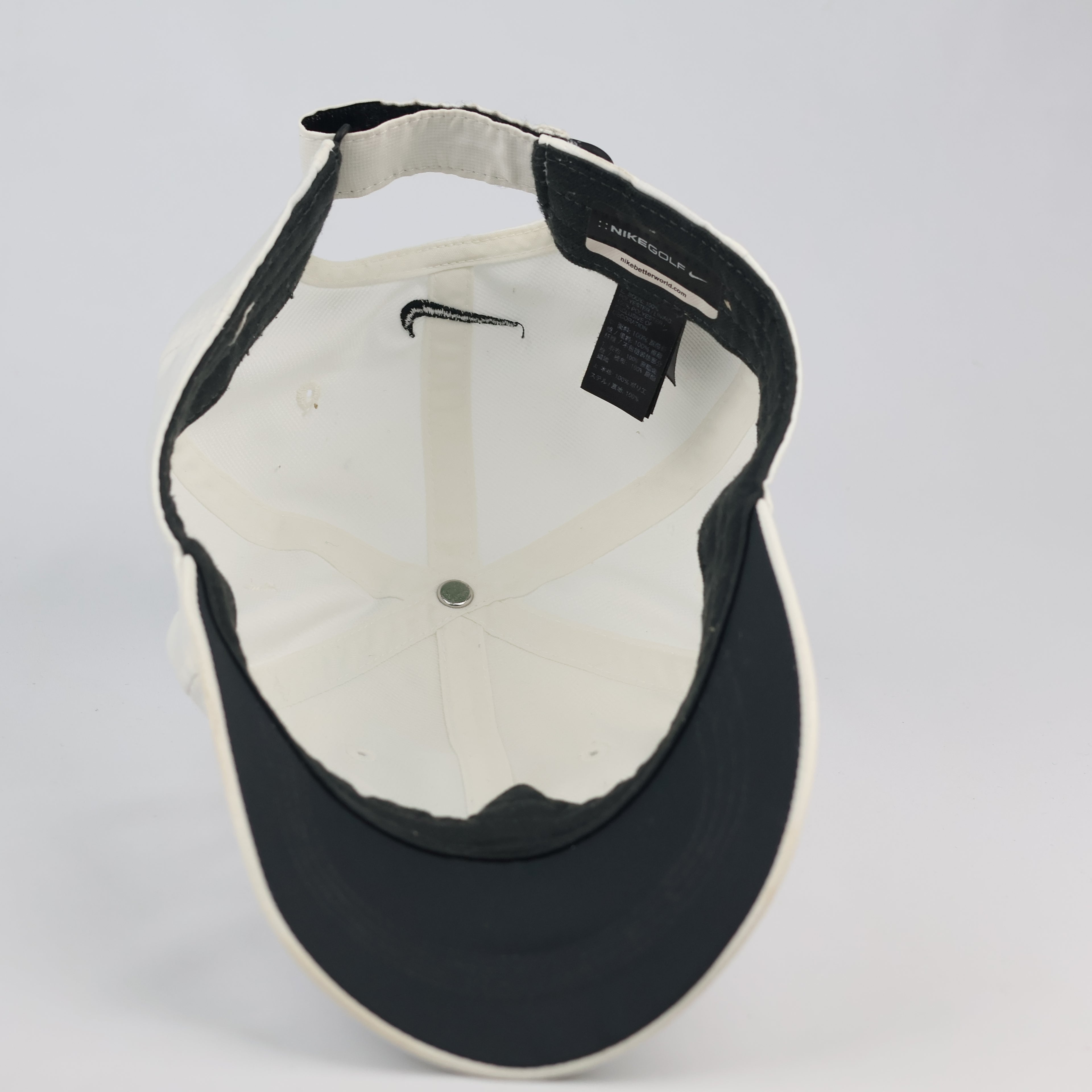 Nike Golf Dri-FIT Performance Thrifted Cap - Off-White/Cream - Size 56-58cm