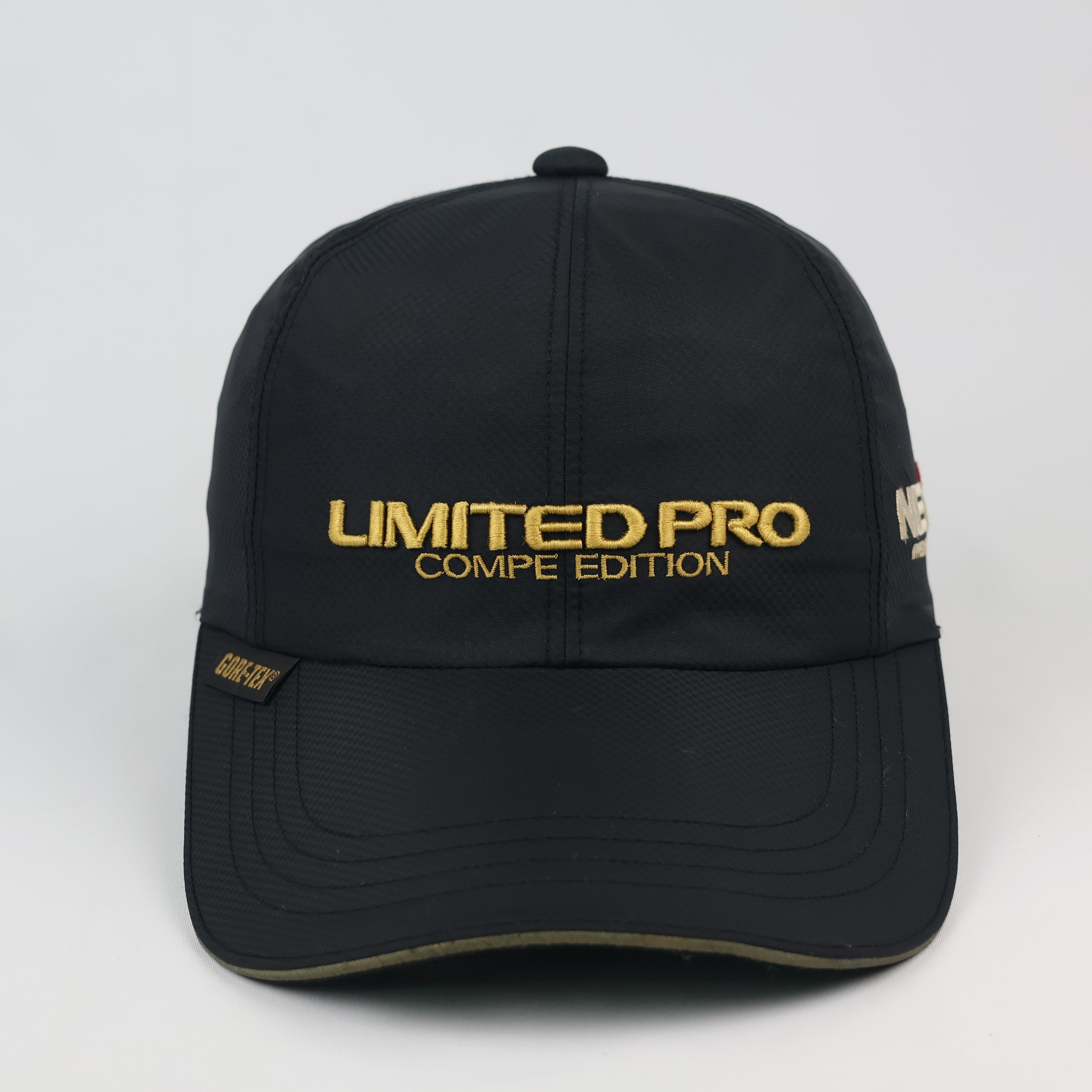 Shimano Nexus Limited Pro GORE-TEX Fishing Thrifted Hat - Black/Gold - Size 56-59cm
